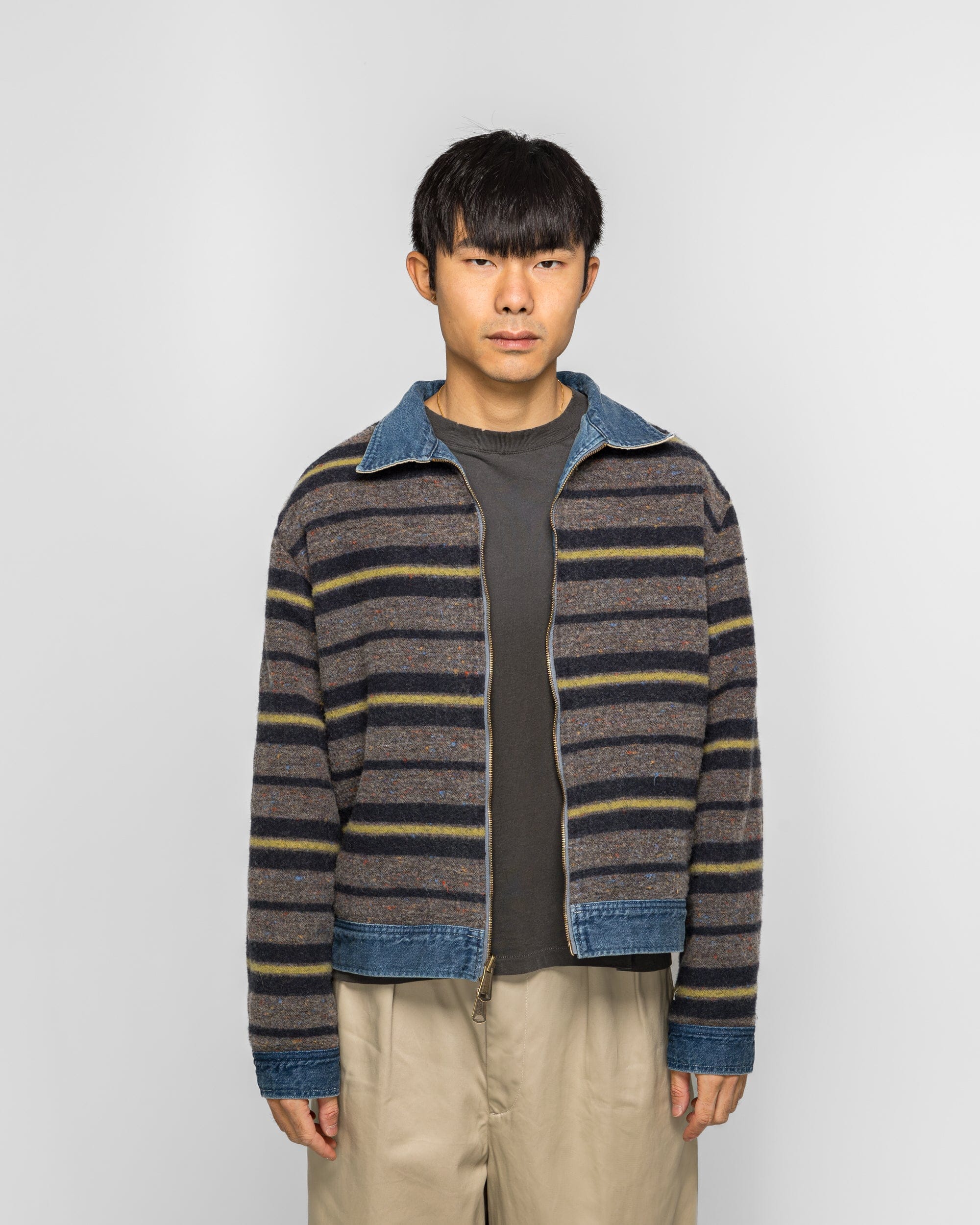 Kapital 11.5 oz Denim Lining Reversible ZIP UP Work JKT (VIRGIN MARY) - PRO