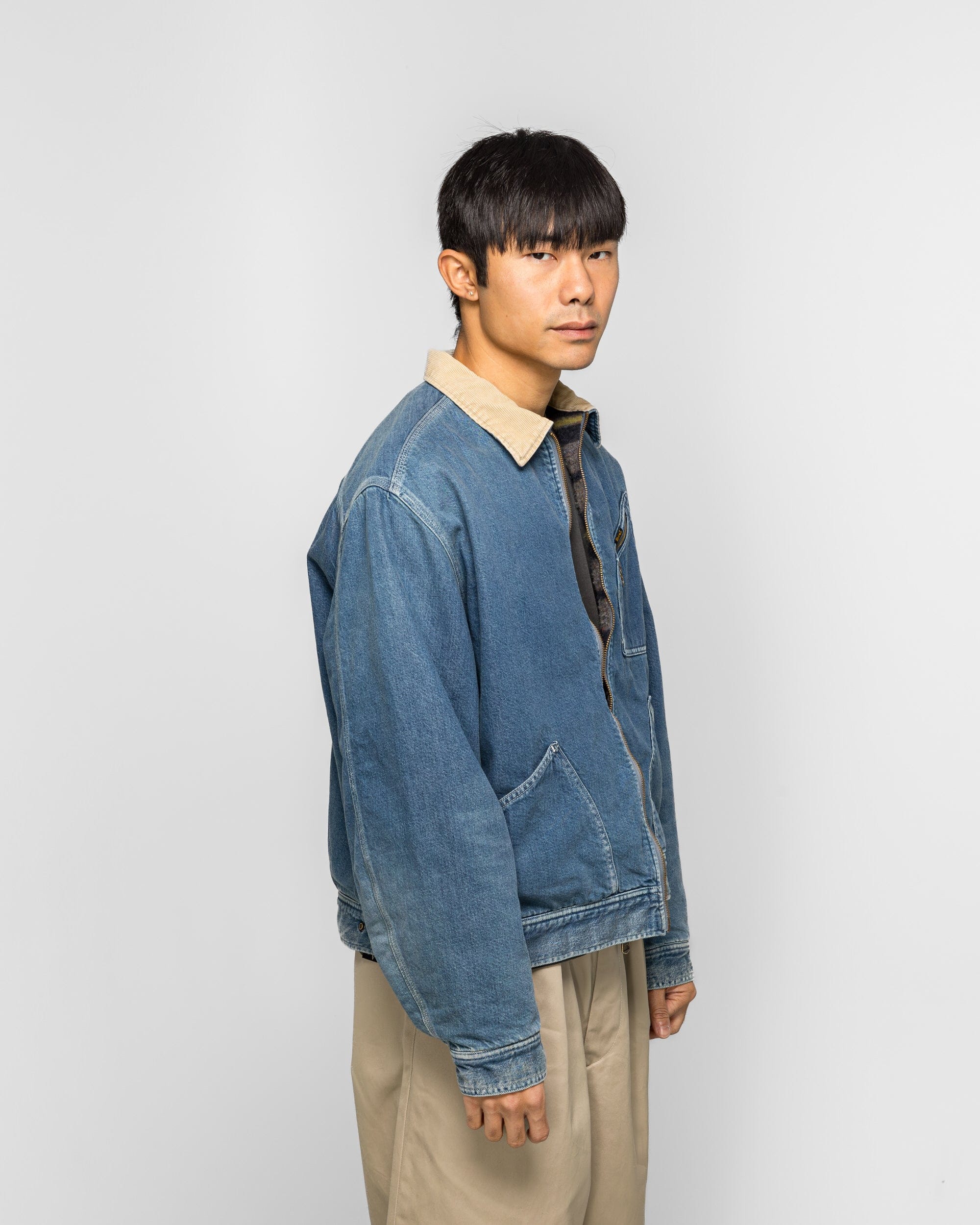 Kapital 11.5 oz Denim Lining Reversible ZIP UP Work JKT (VIRGIN MARY) - PRO