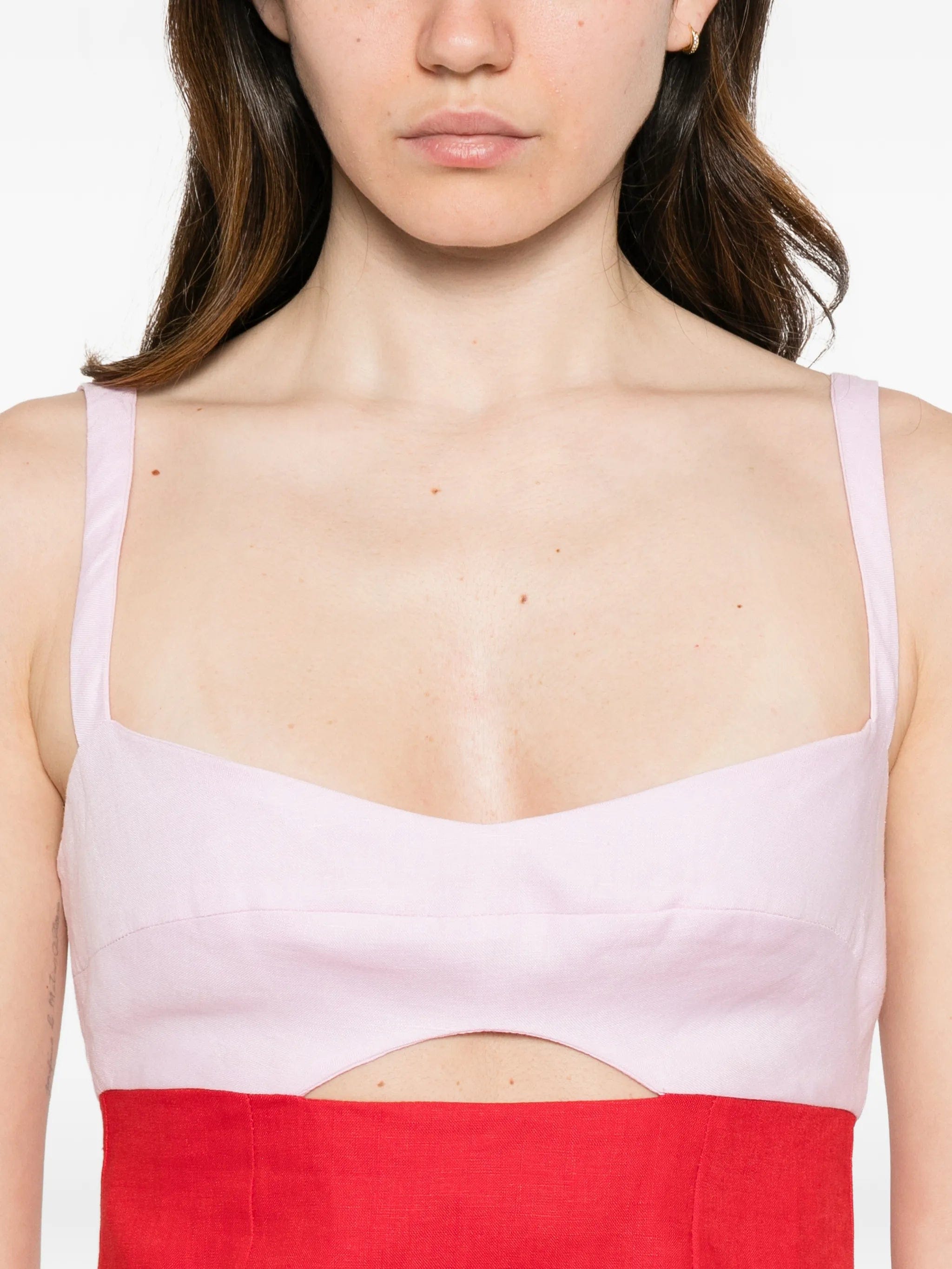 Cala de la Cruz Nara cut - out midi dress