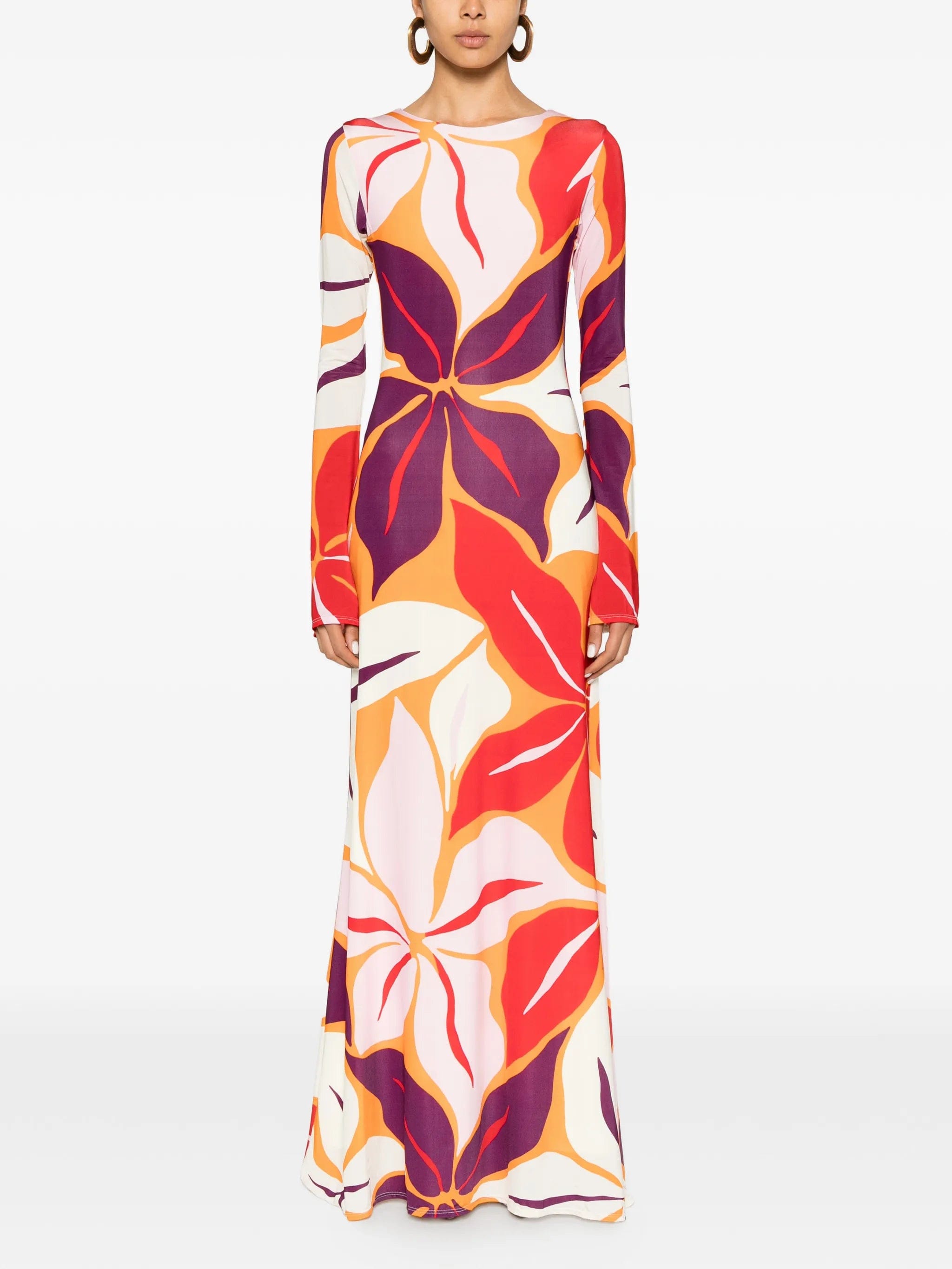 Cala de la Cruz Amay floral maxi dress
