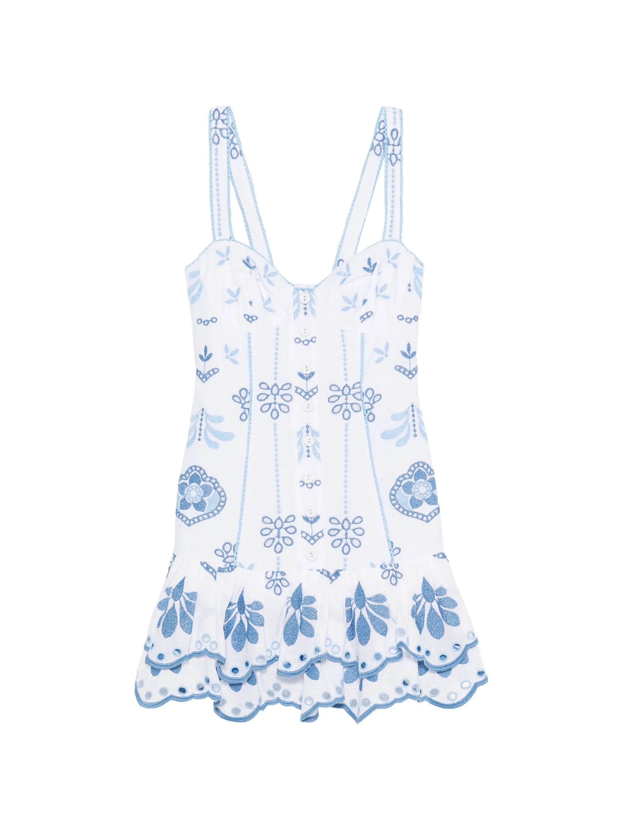 Charo Ruiz Ibiza Niva embroidered mini dress