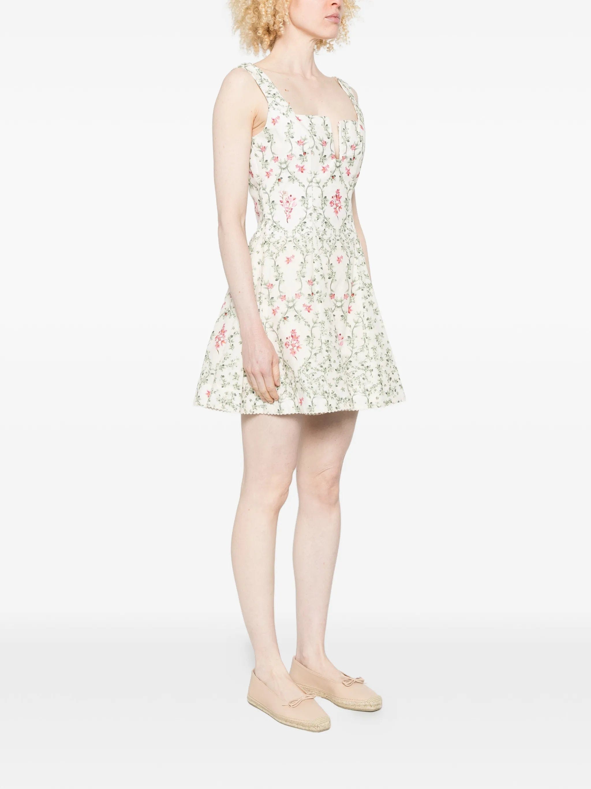 Agua by Agua Bendita floral - print mini dress