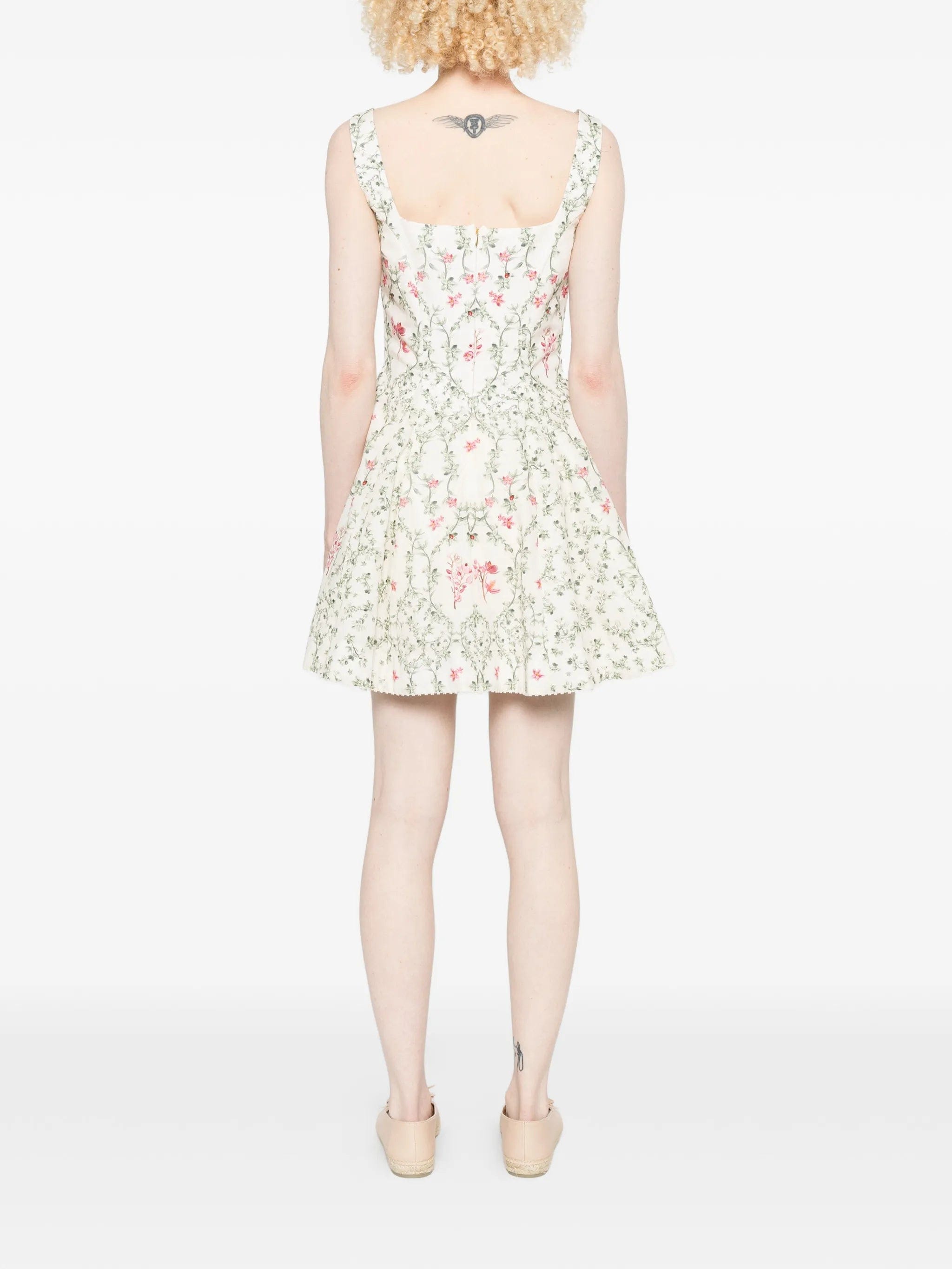 Agua by Agua Bendita floral - print mini dress