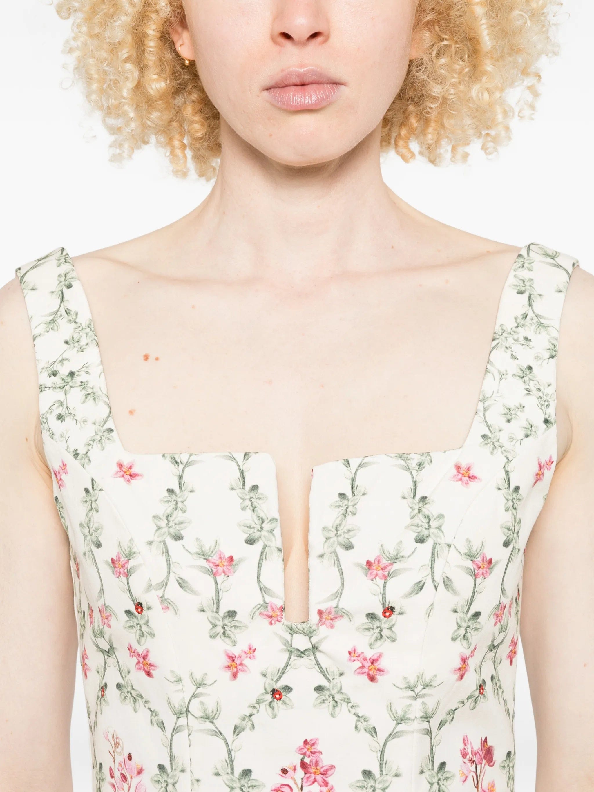Agua by Agua Bendita floral - print mini dress