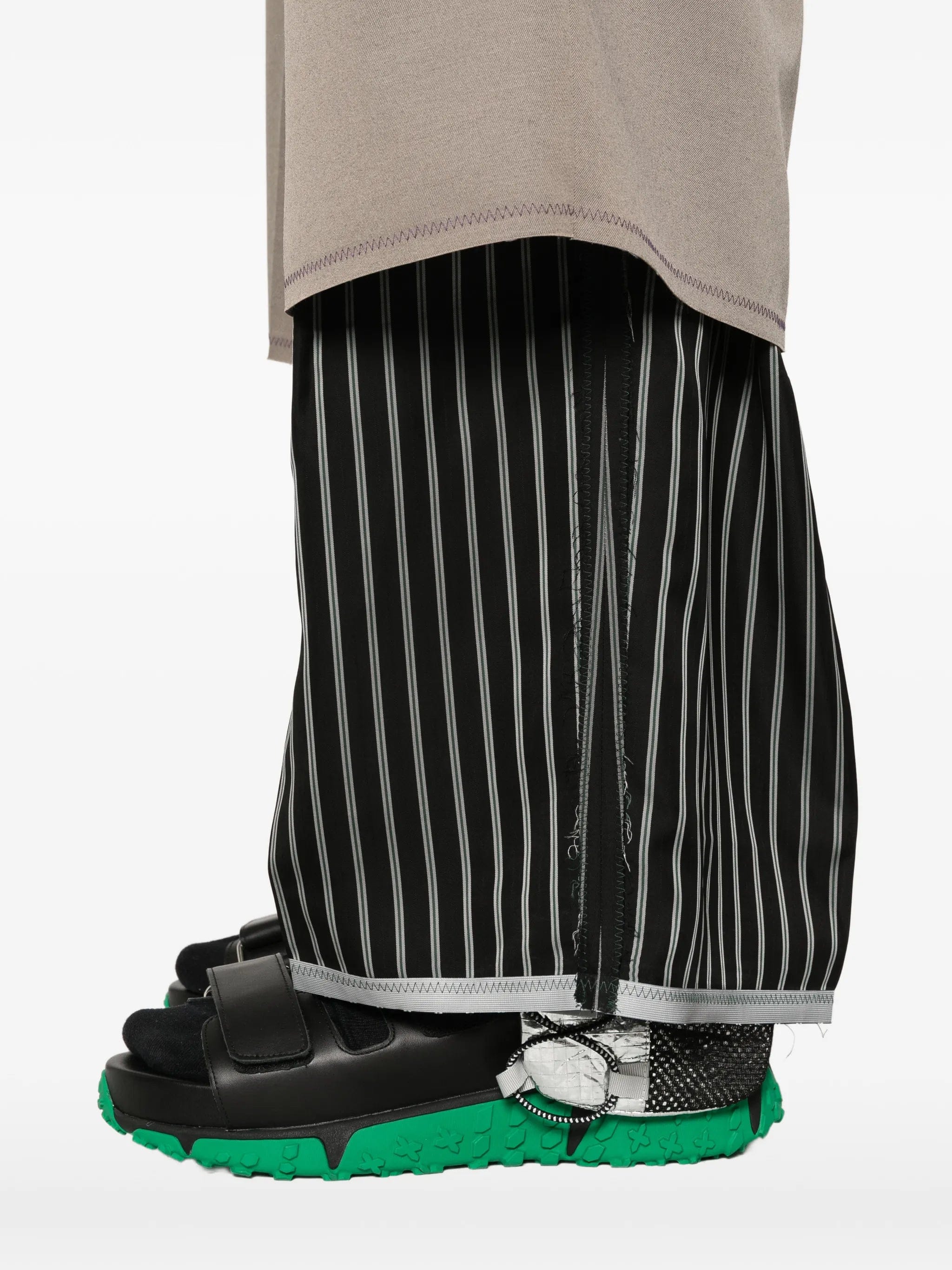 Kolor double layer tailored trousers