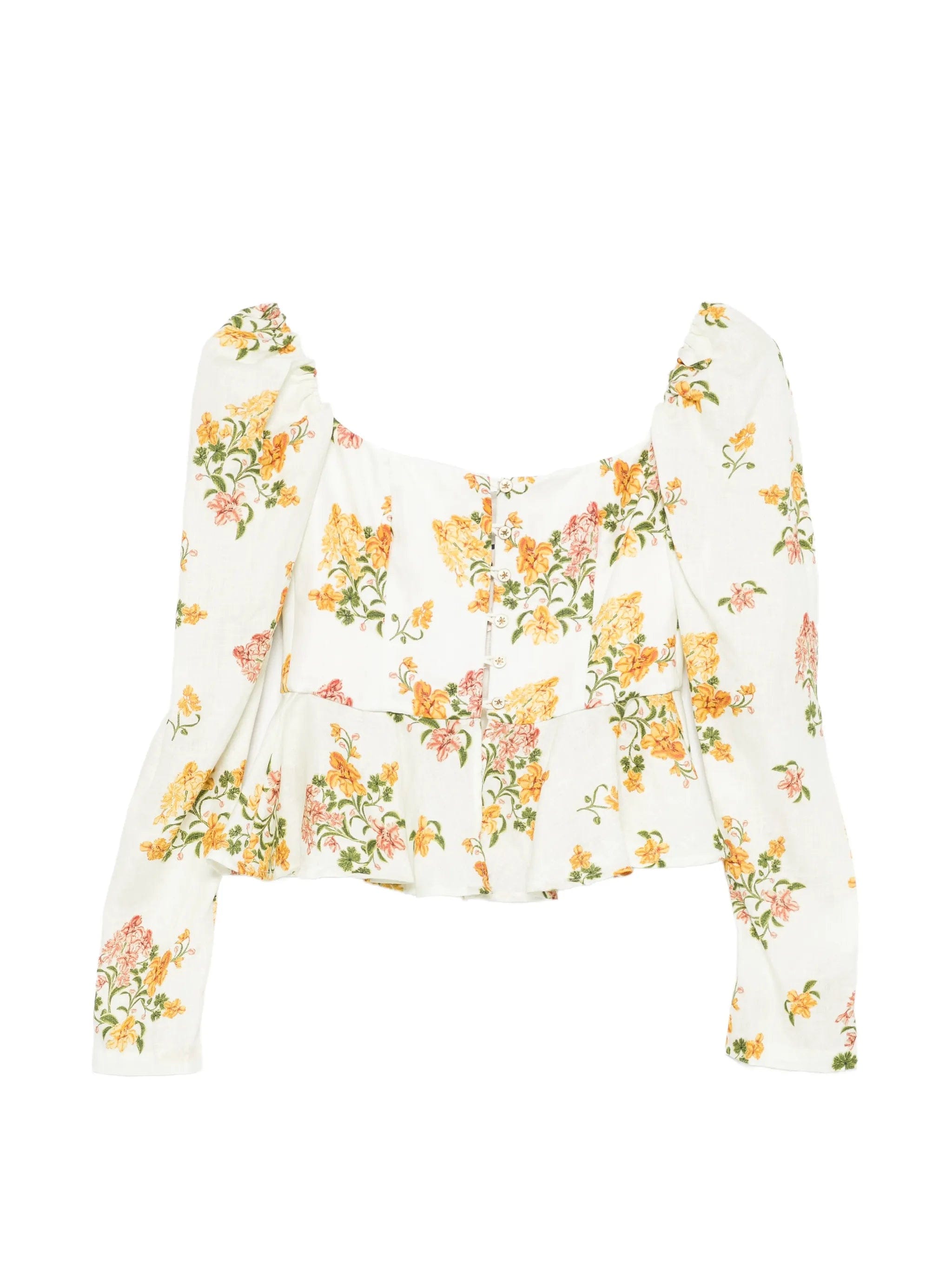 Agua by Agua Bendita Bromelia Cordillera floral corset top