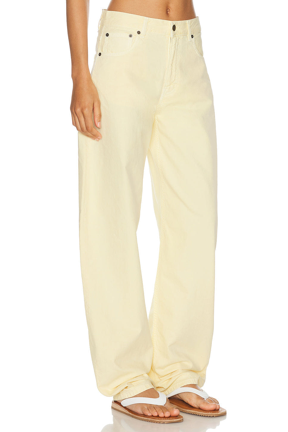 Haikure Bibi Twill 45 Wide Leg Pant