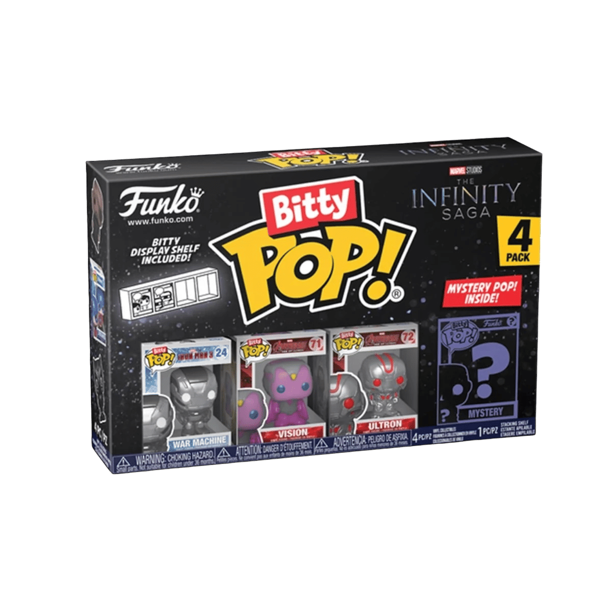 INFINITY War Machine 4 pack Bitty POP! - The Infinity Saga - Chance of Chase