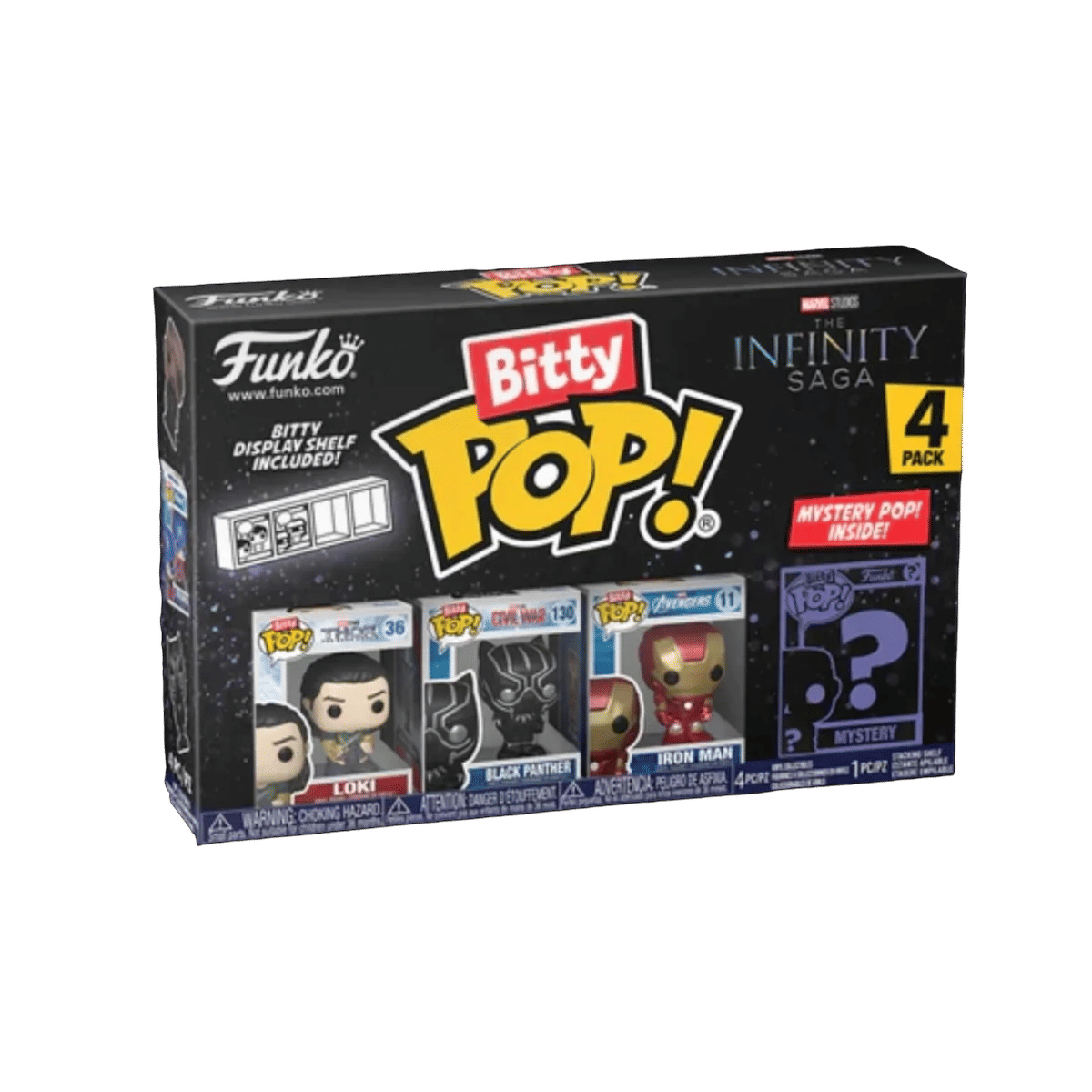 INFINITY Loki 4 pack Bitty POP! - The Infinity Saga - Chance of Chase