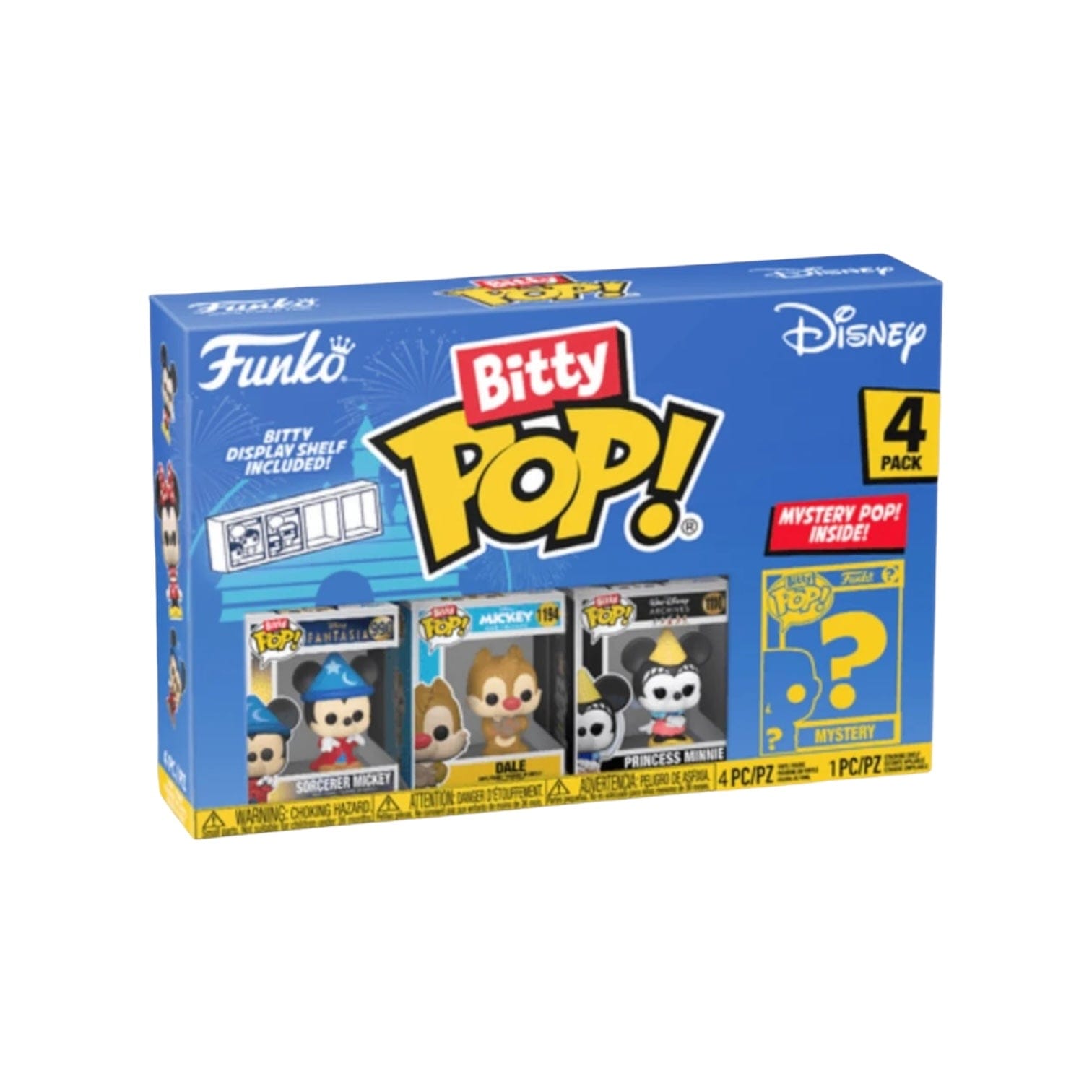 Disney Sorcerer Mickey 4 pack Bitty POP! - Disney Classics - Chance of Chase