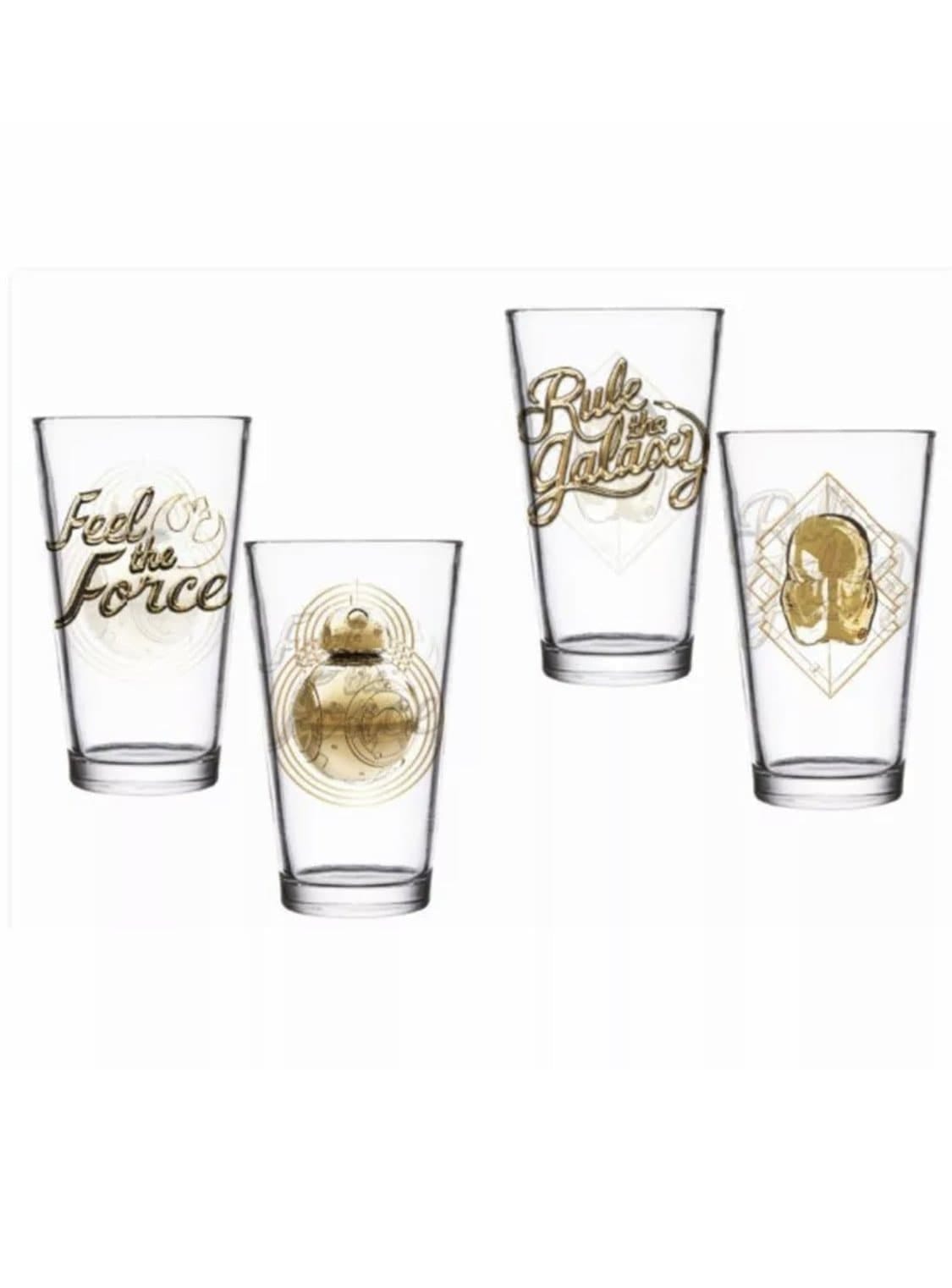 Star Wars The Last Jedi Pint Glasses! Star Wars