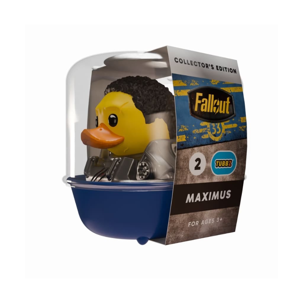 Tubbz Fallout TV Maximus (1st Edition) 3.54 - in Collectible Rubber Duck