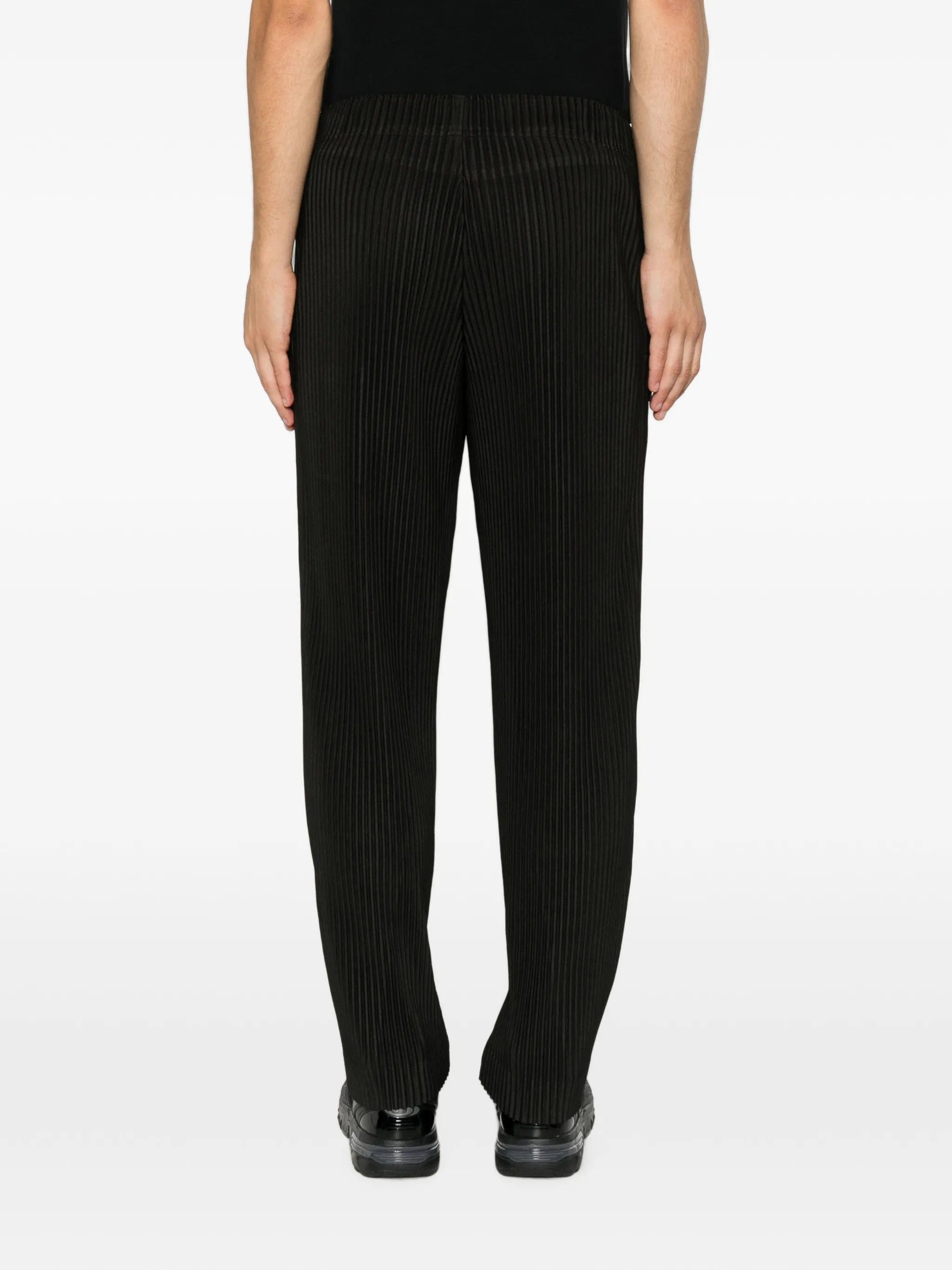 Homme Plissé Issey Miyake pleated - design zip - detailing trousers