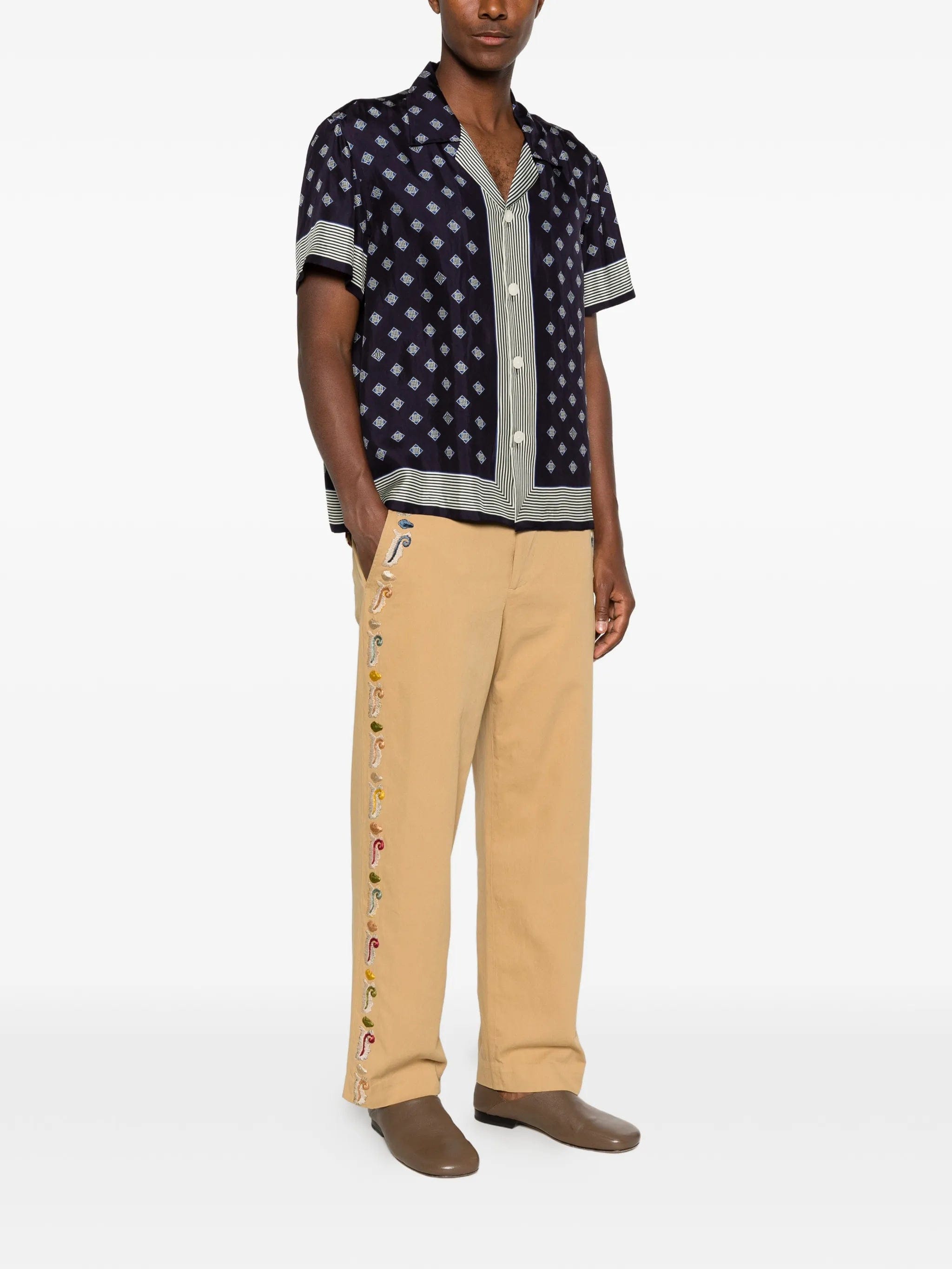 BODE Foyer Diamond shirt