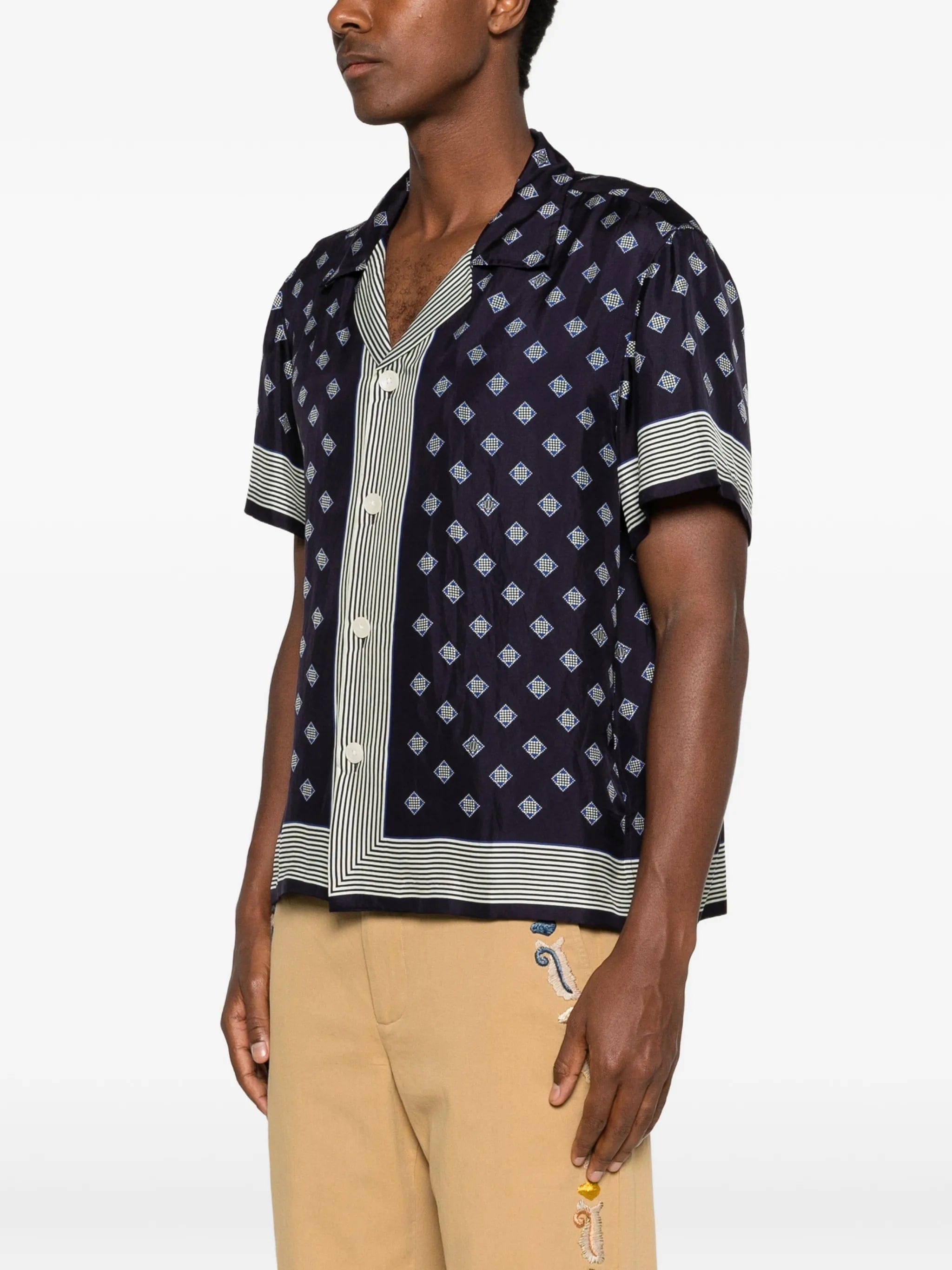 BODE Foyer Diamond shirt