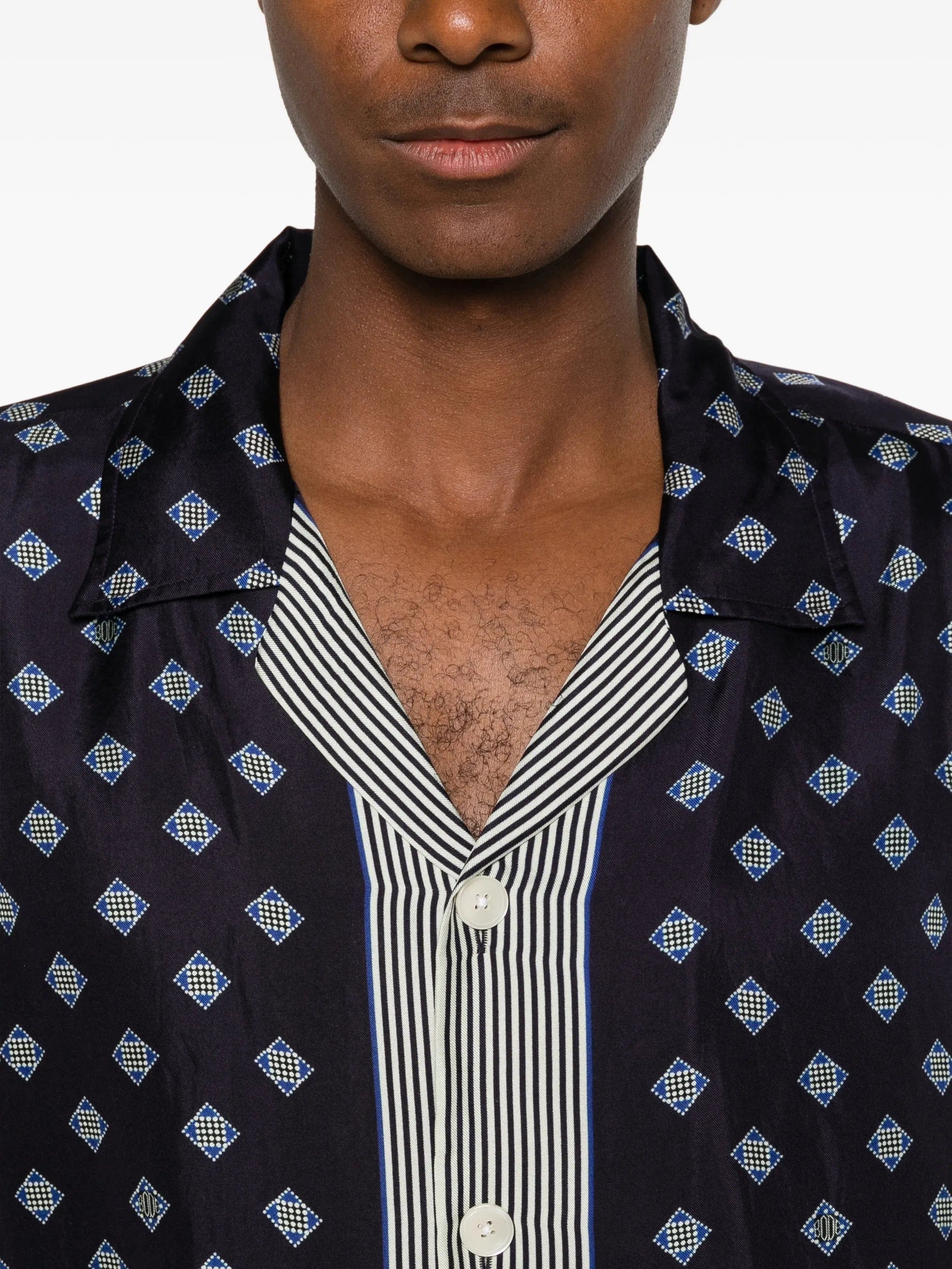 BODE Foyer Diamond shirt