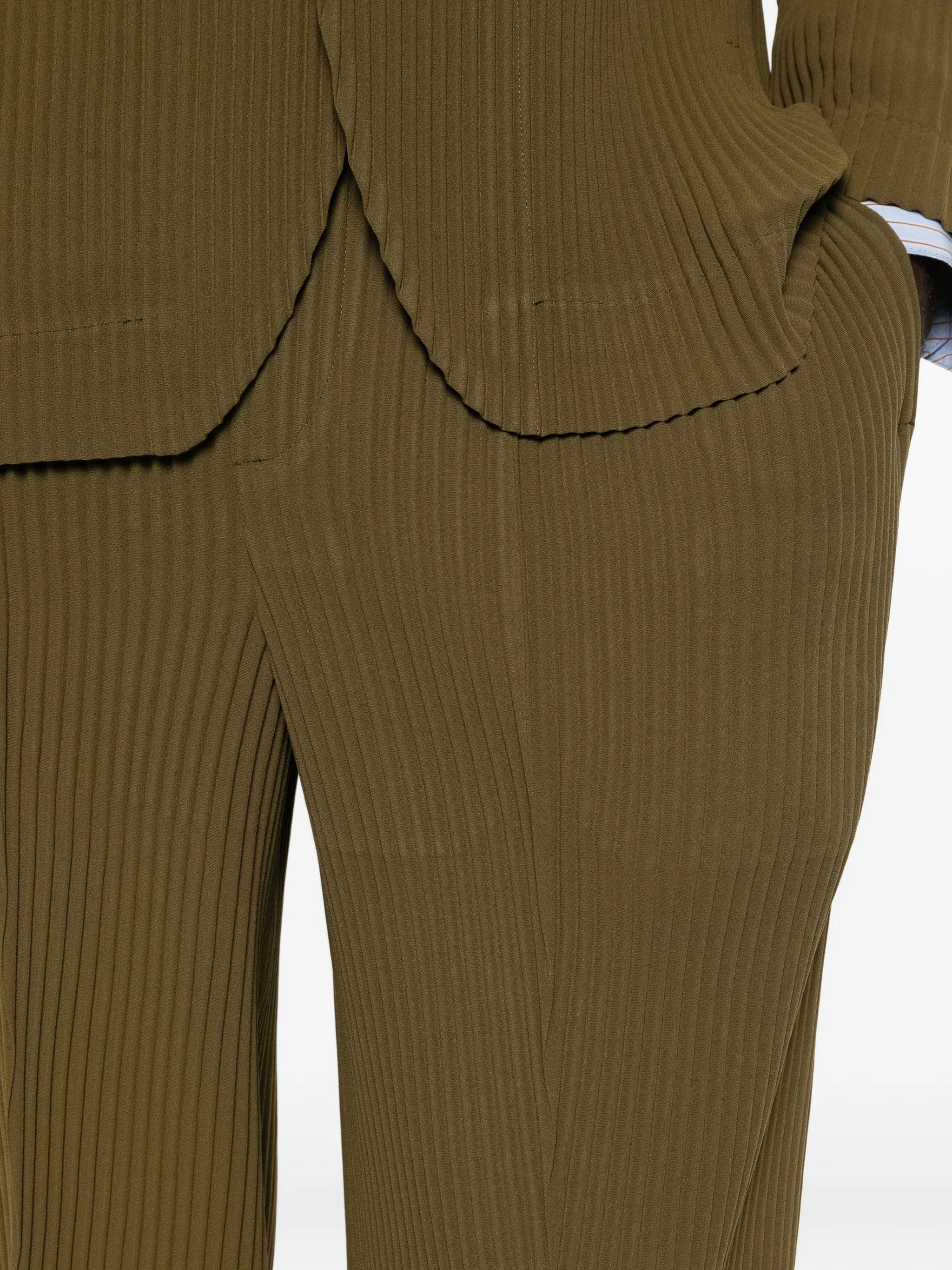 Homme Plissé Issey Miyake Tuxedo pleated trousers