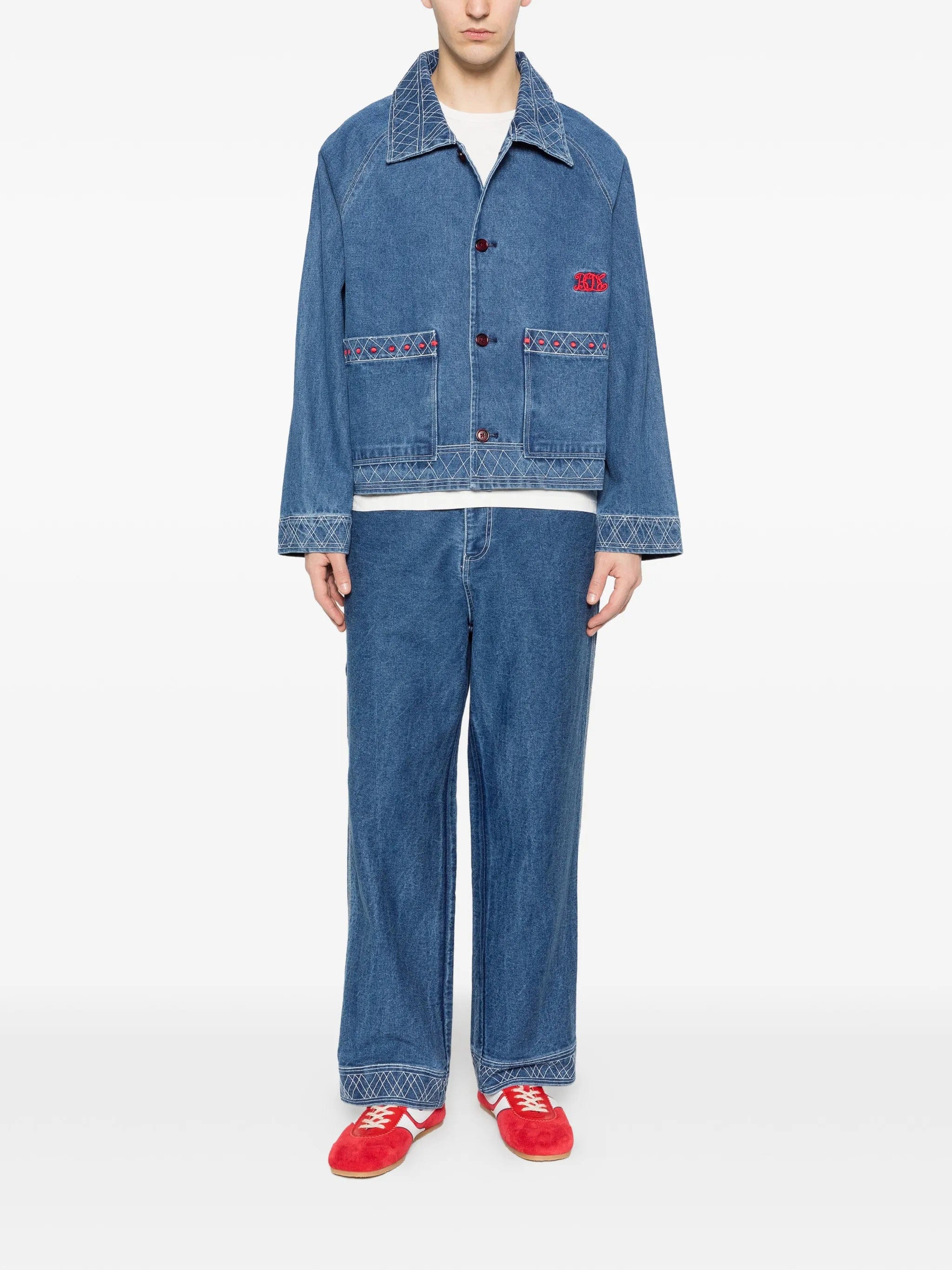 BODE embroidered trousers