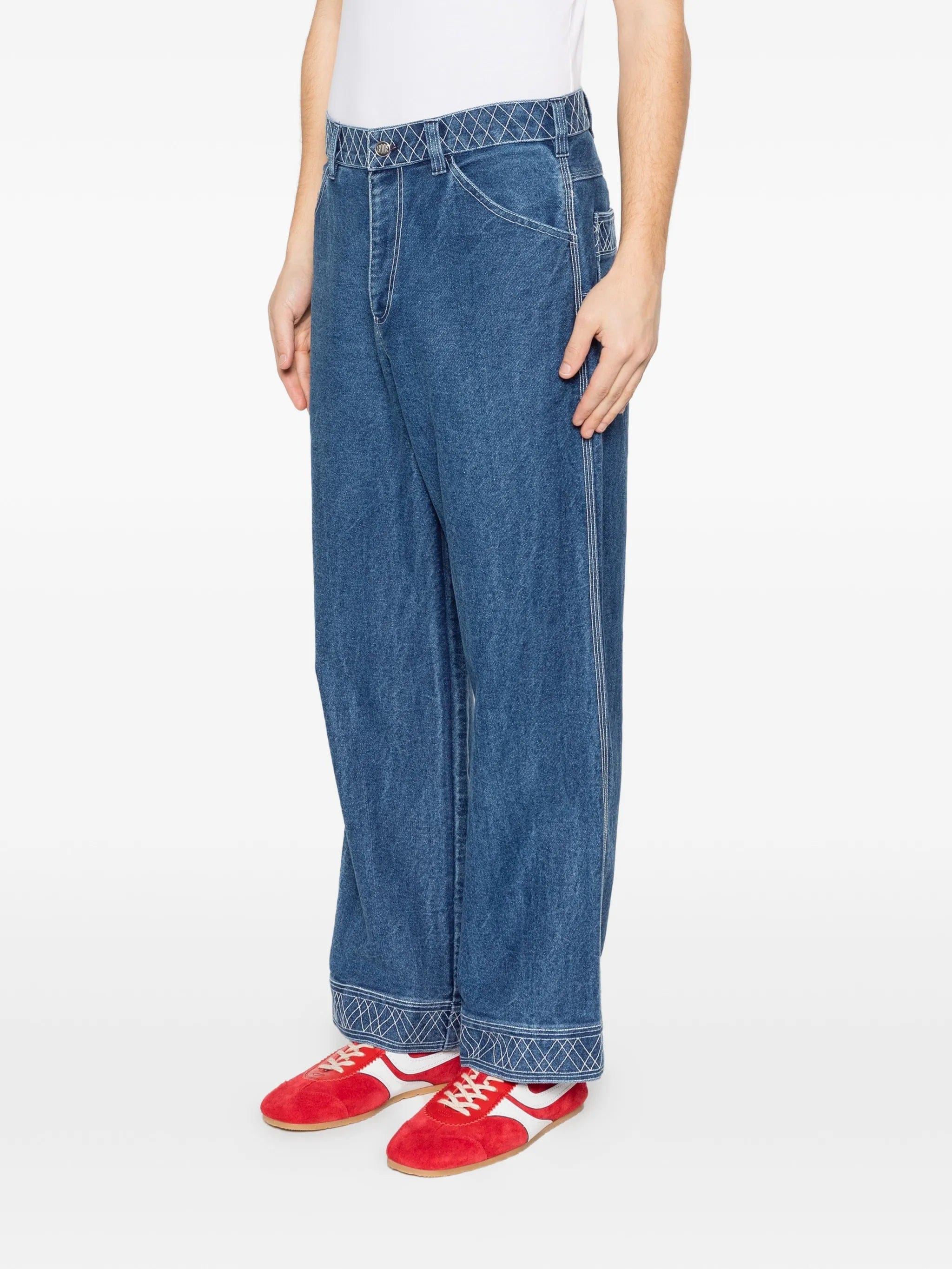 BODE embroidered trousers