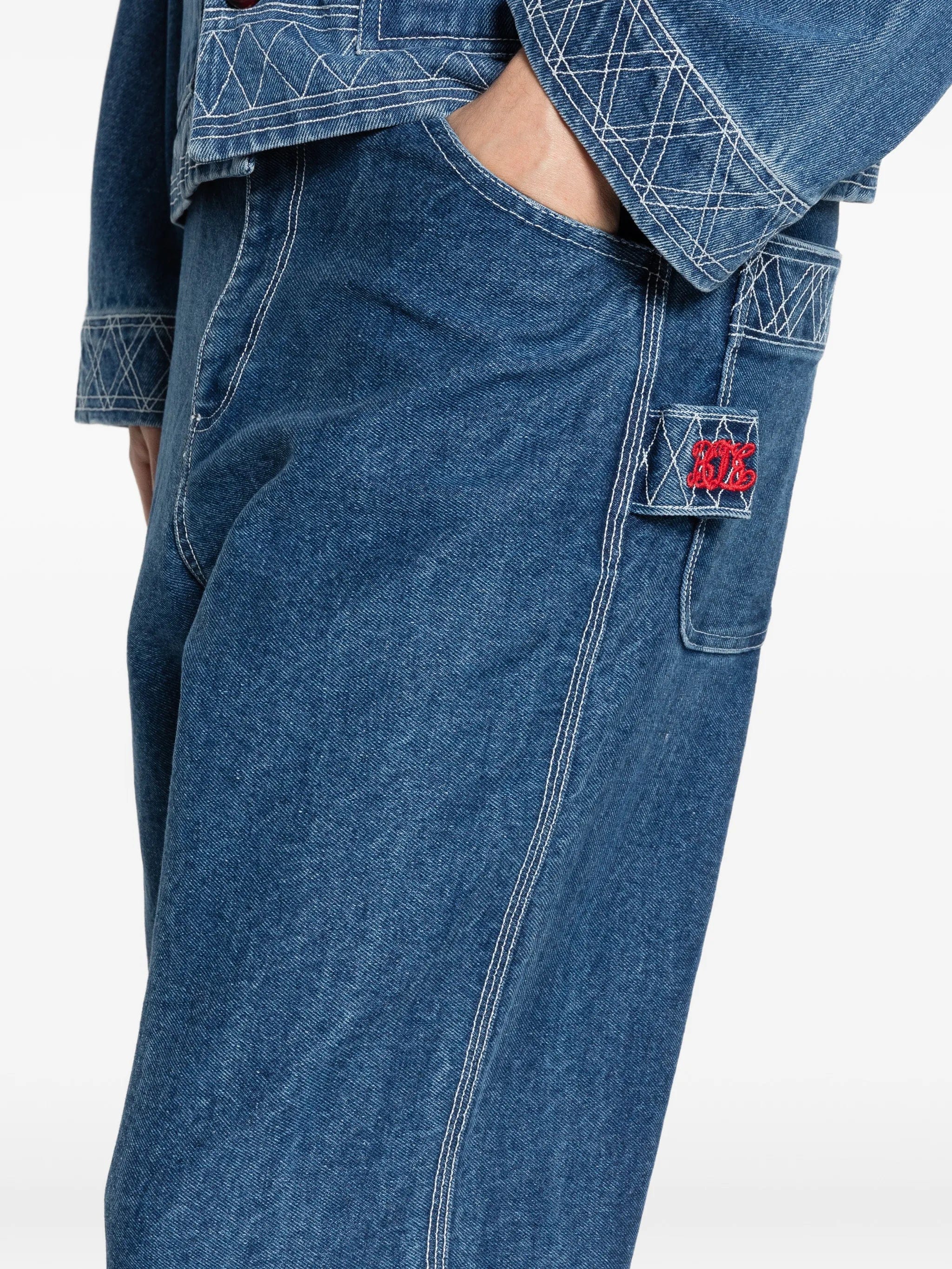 BODE embroidered trousers