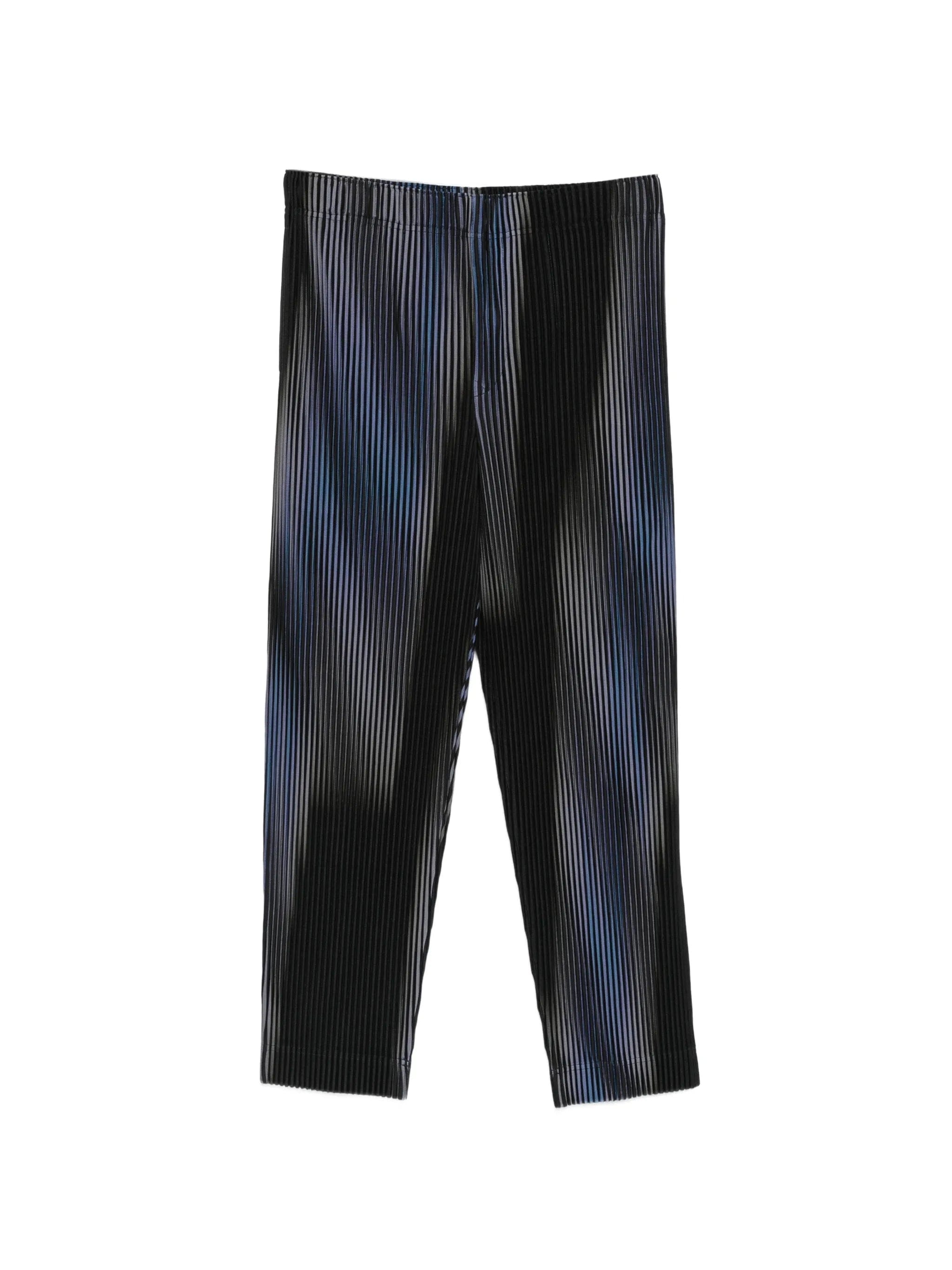 Homme Plissé Issey Miyake plissé - effect printed trousers