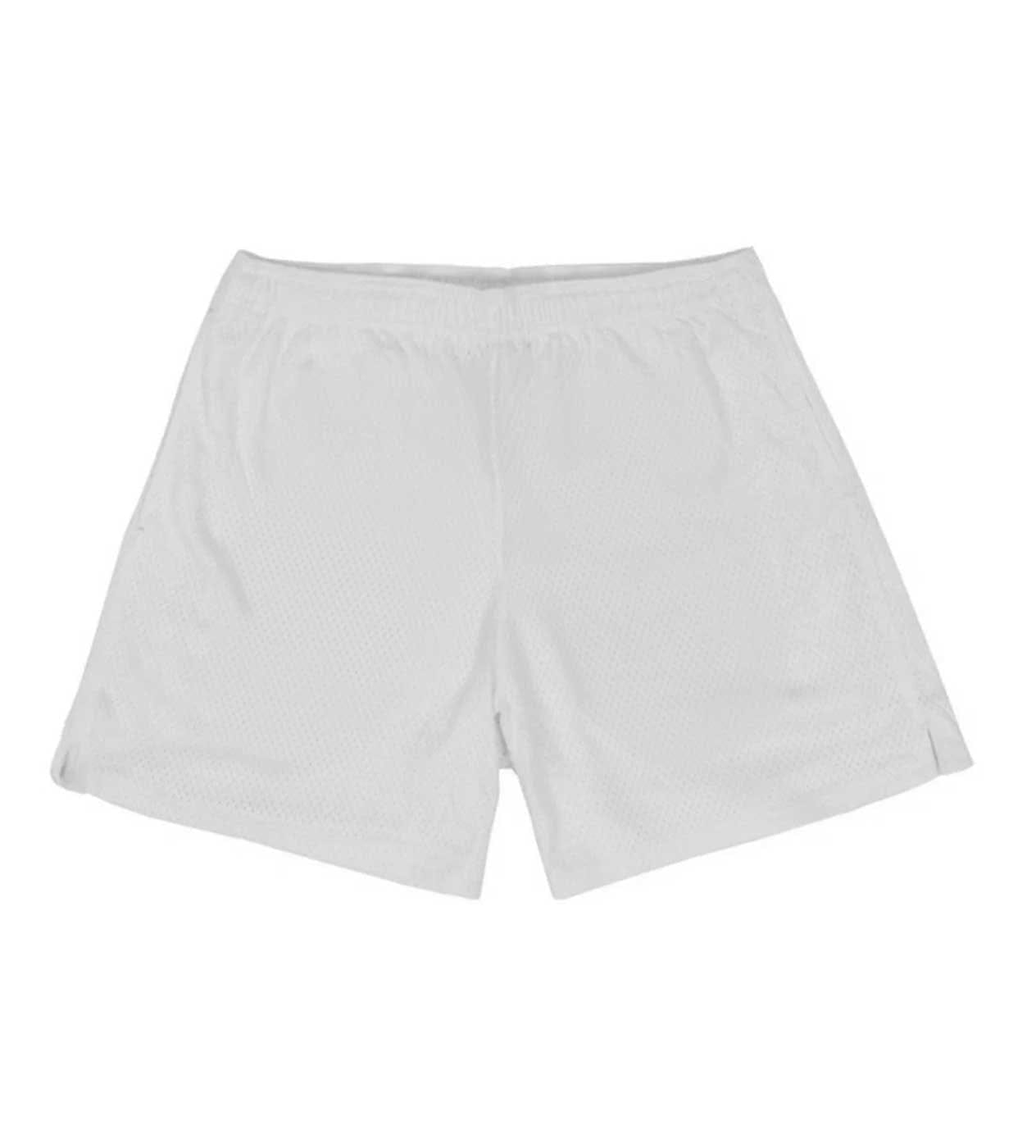 Revenge Embroidered Logo Mesh Short White/Black