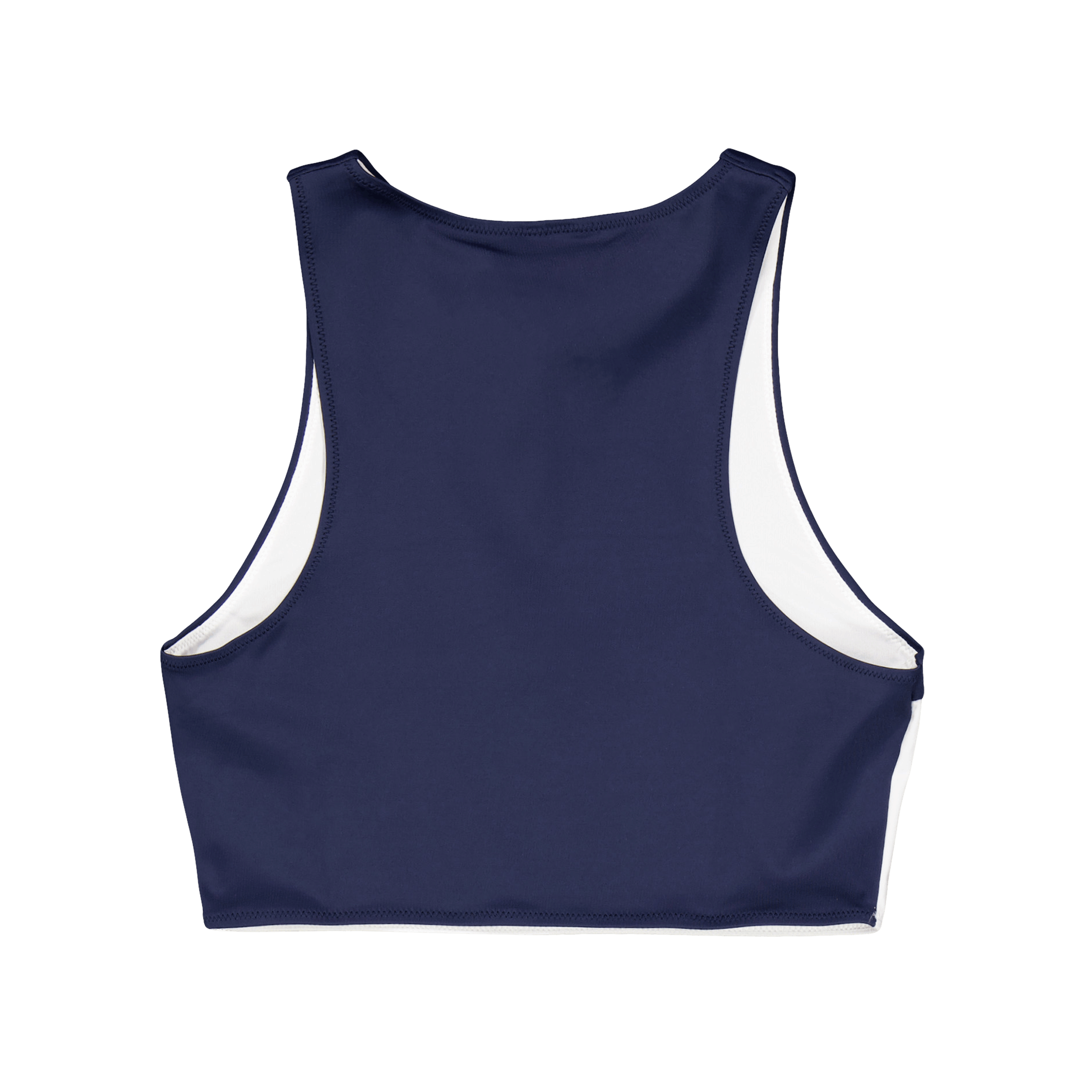 Tommy Jeans High Neck Crop Top (ext Sizes Blue