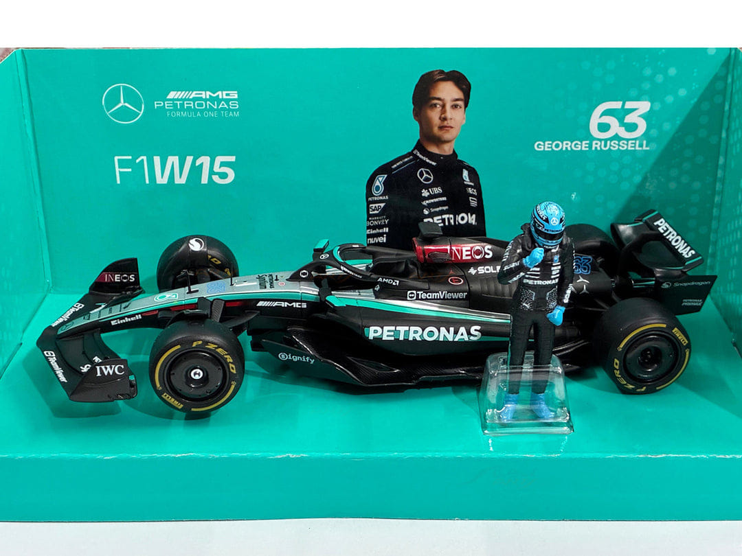 Bburago F1w15 Mercedes - AMG No 63 George Russell 1:24 Scale Diecast Model Car