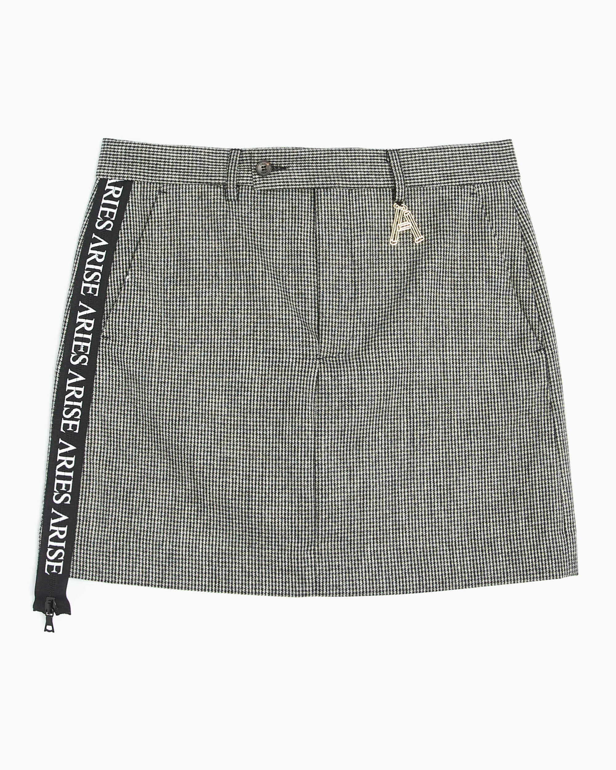 Aries Falda Aries Zip Detail Tailored Women's Mini Skirt para mujer