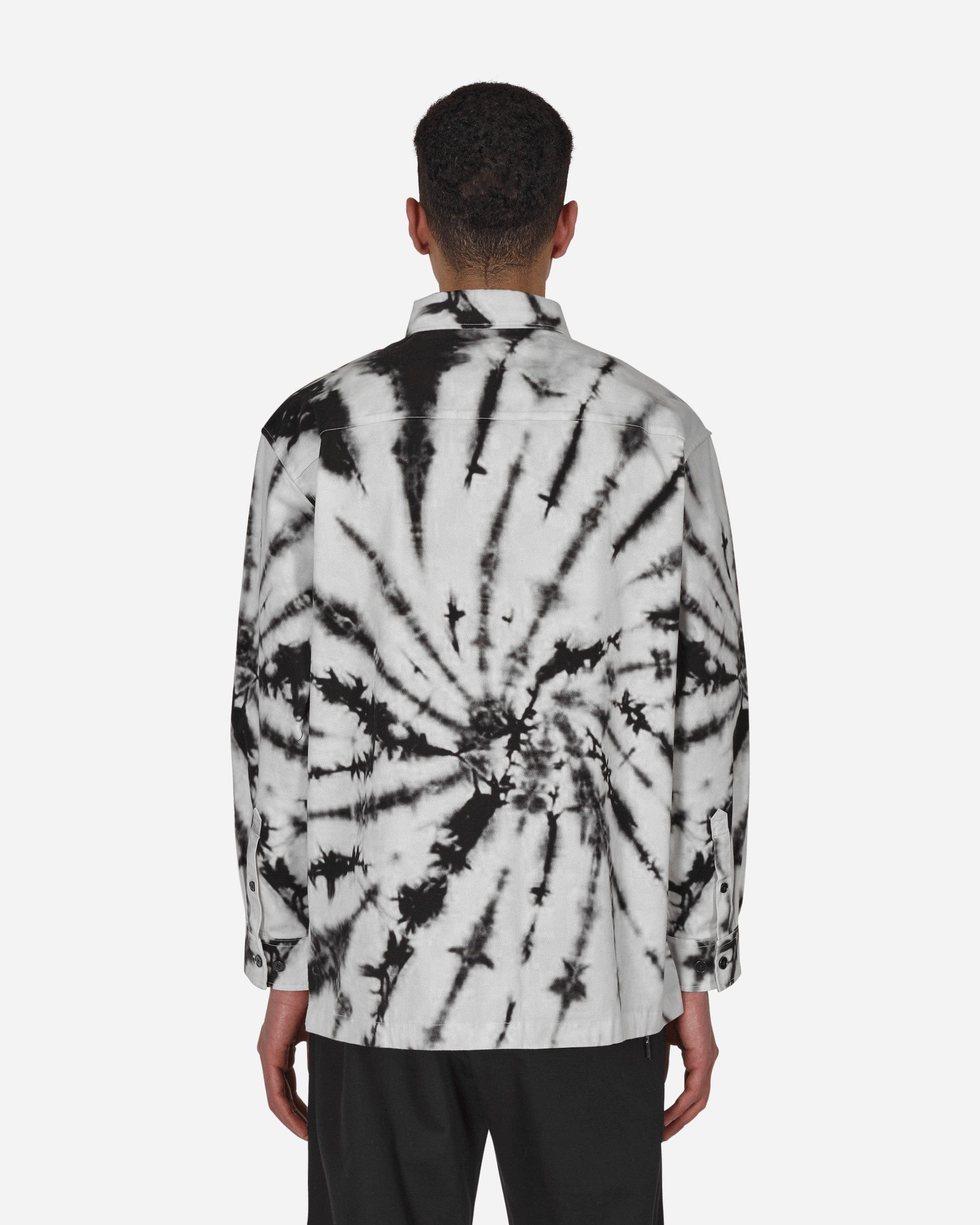 Aries FILA Tie Dye Longsleeve Shirt White