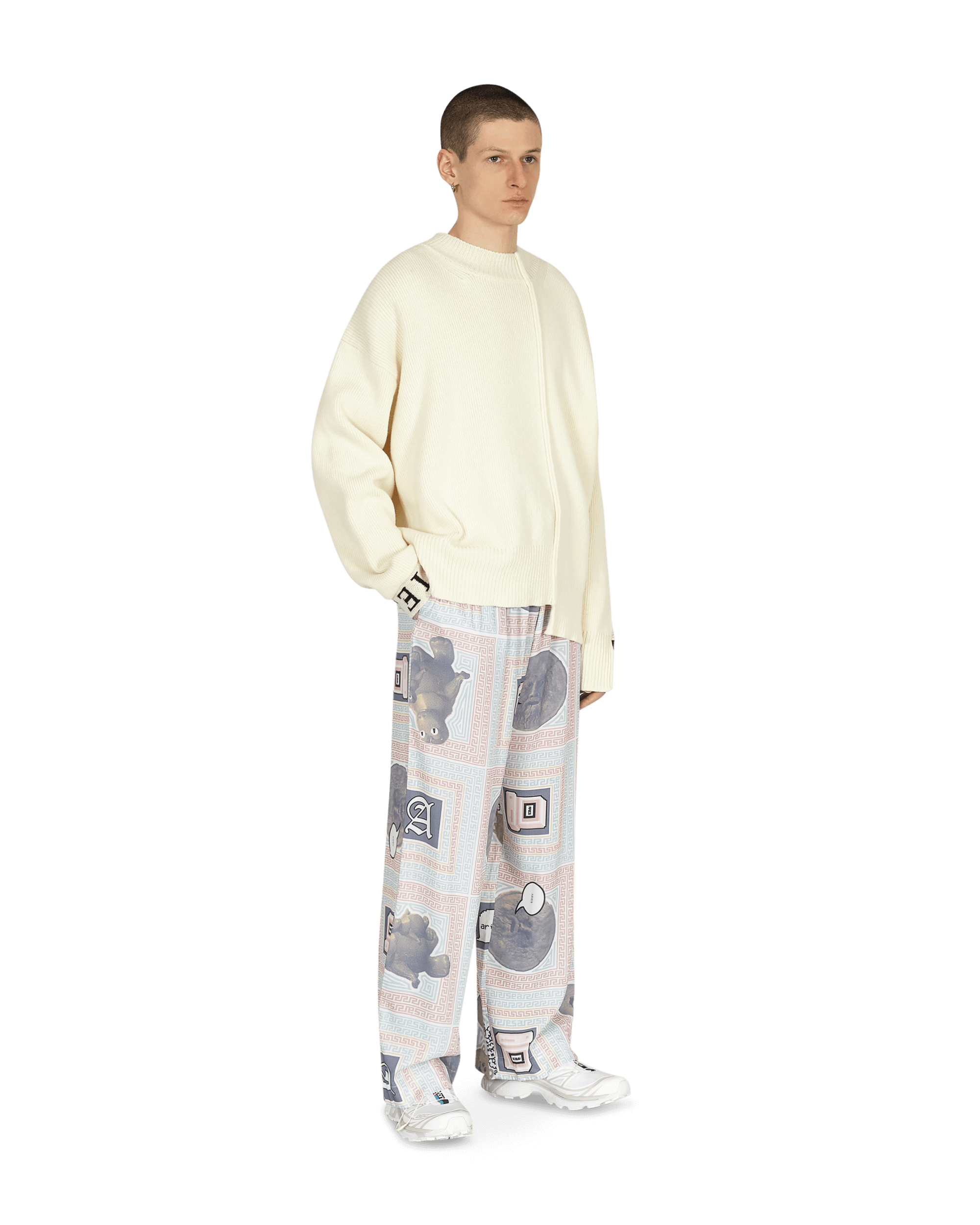 Aries Scarf Print Pijama Pants Multicolor