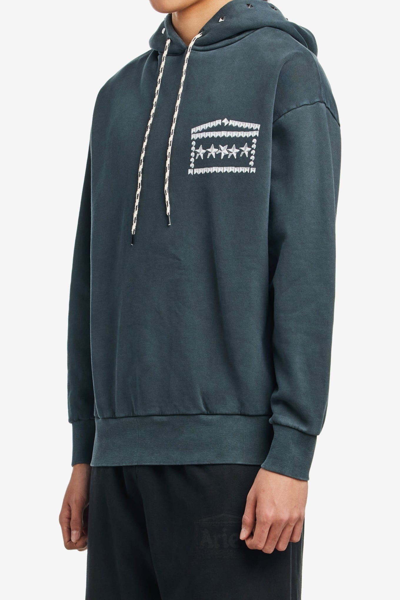 ARIES FADED STUDMEGGEDON HOODIE