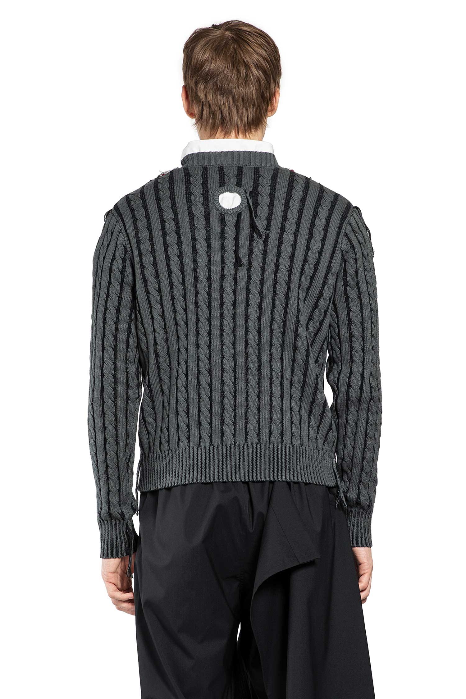 CRAIG GREEN V - Neck Cable Jumper