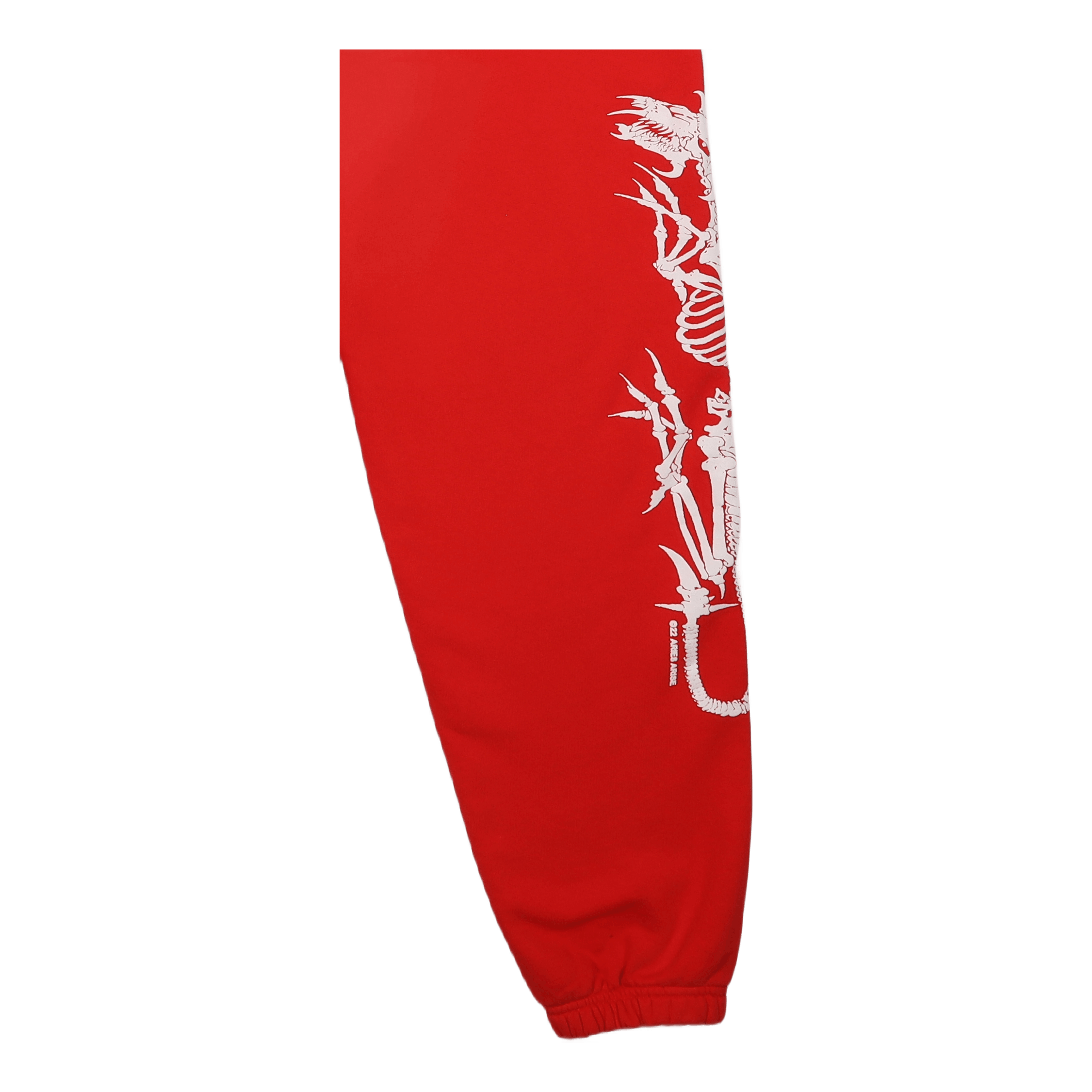 Aries Skeletor Dragon Sweatpant Red