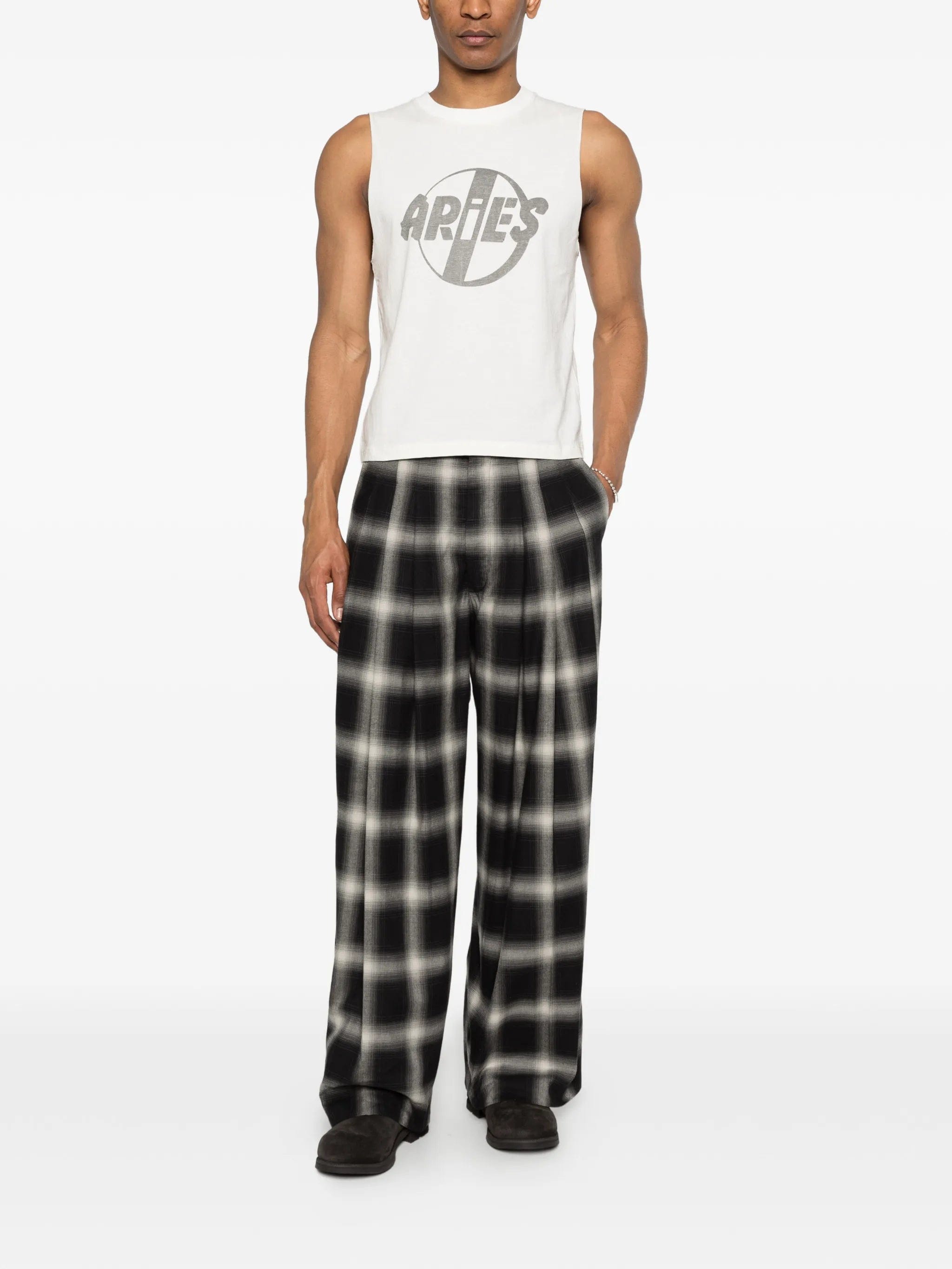 Aries Punk logo muscle vest