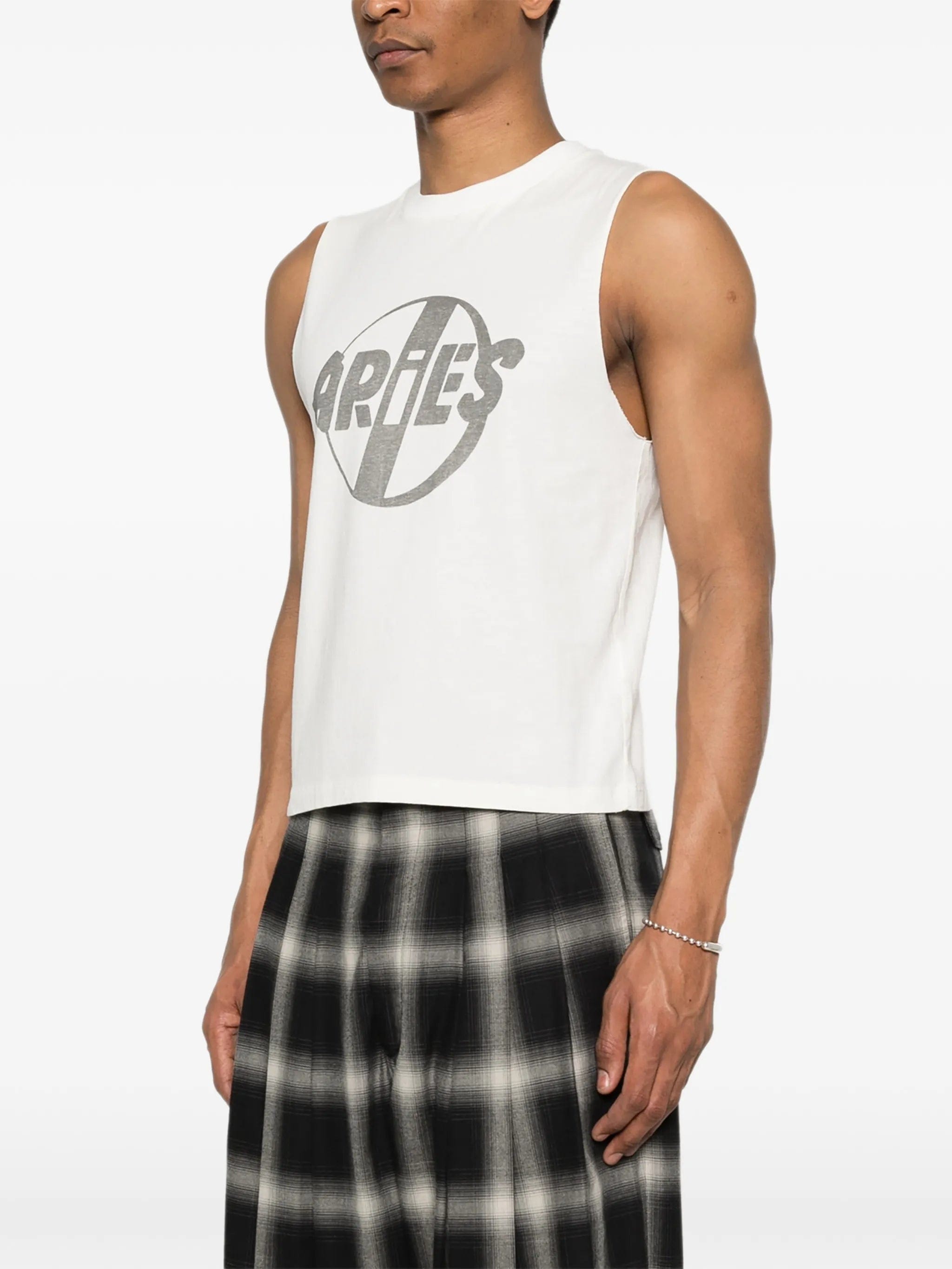 Aries Punk logo muscle vest