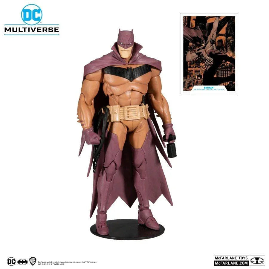 Mcfarlane Toys Batman - White Knight Batman Red Cover Variant 7" Action Figure