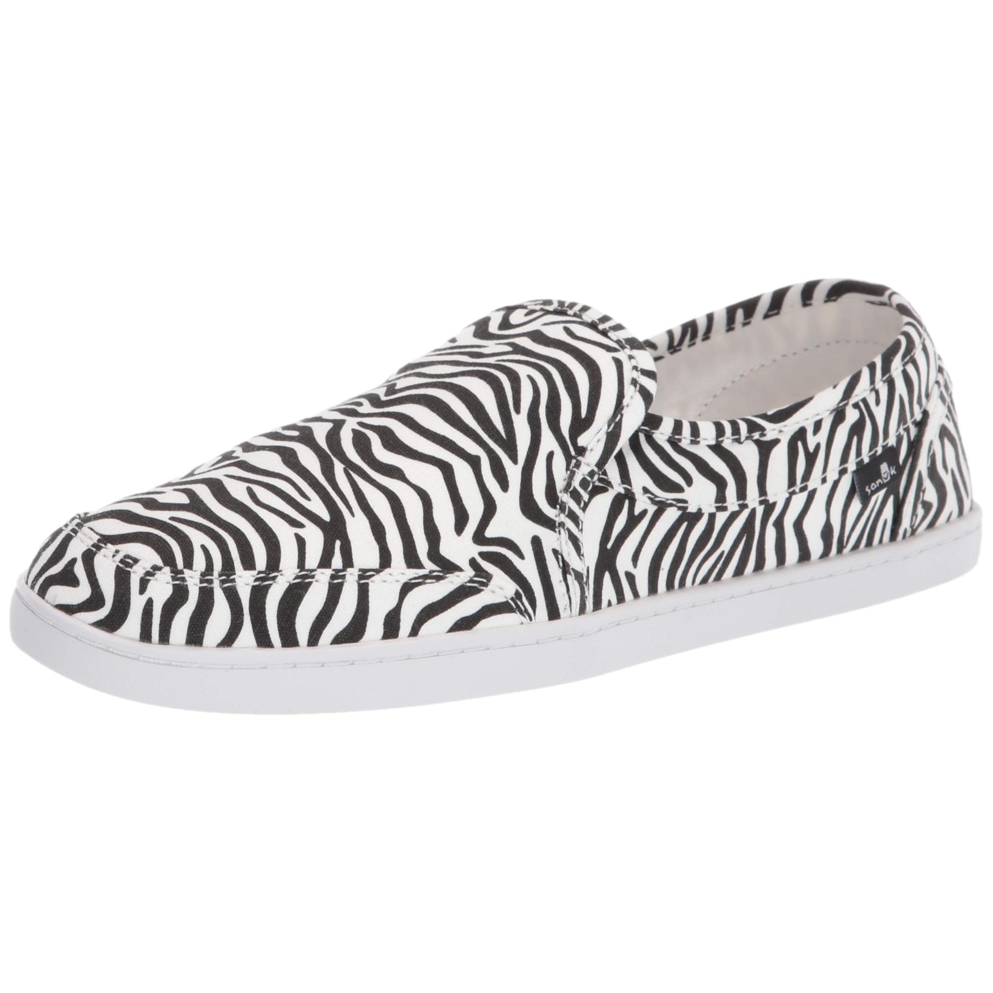 Loafers Sanuk Pair O Dice Prints Flat Loafers Zebra 1110639 - ZEB Women's