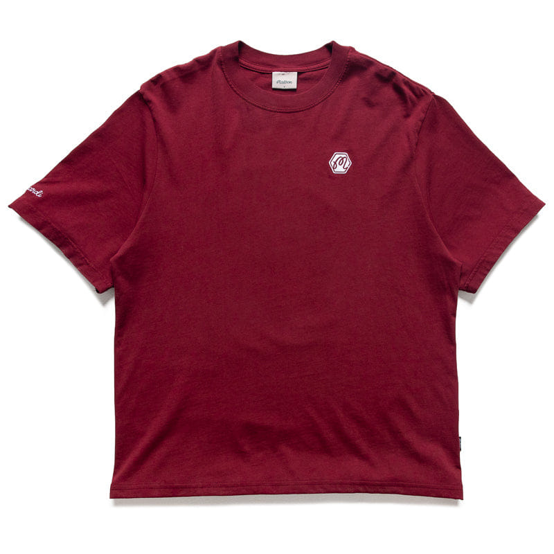 Malbon Golf x Bettinardi Gangster Bermuda T-Shirt - Cabernet
