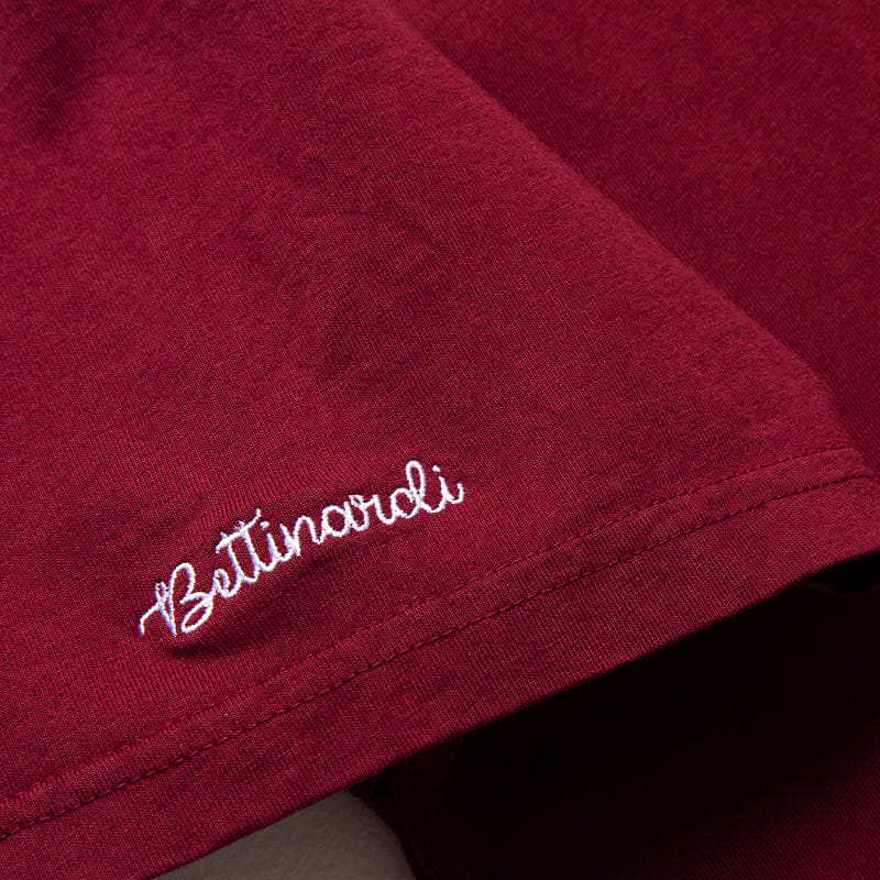 Malbon Golf x Bettinardi Gangster Bermuda T-Shirt - Cabernet
