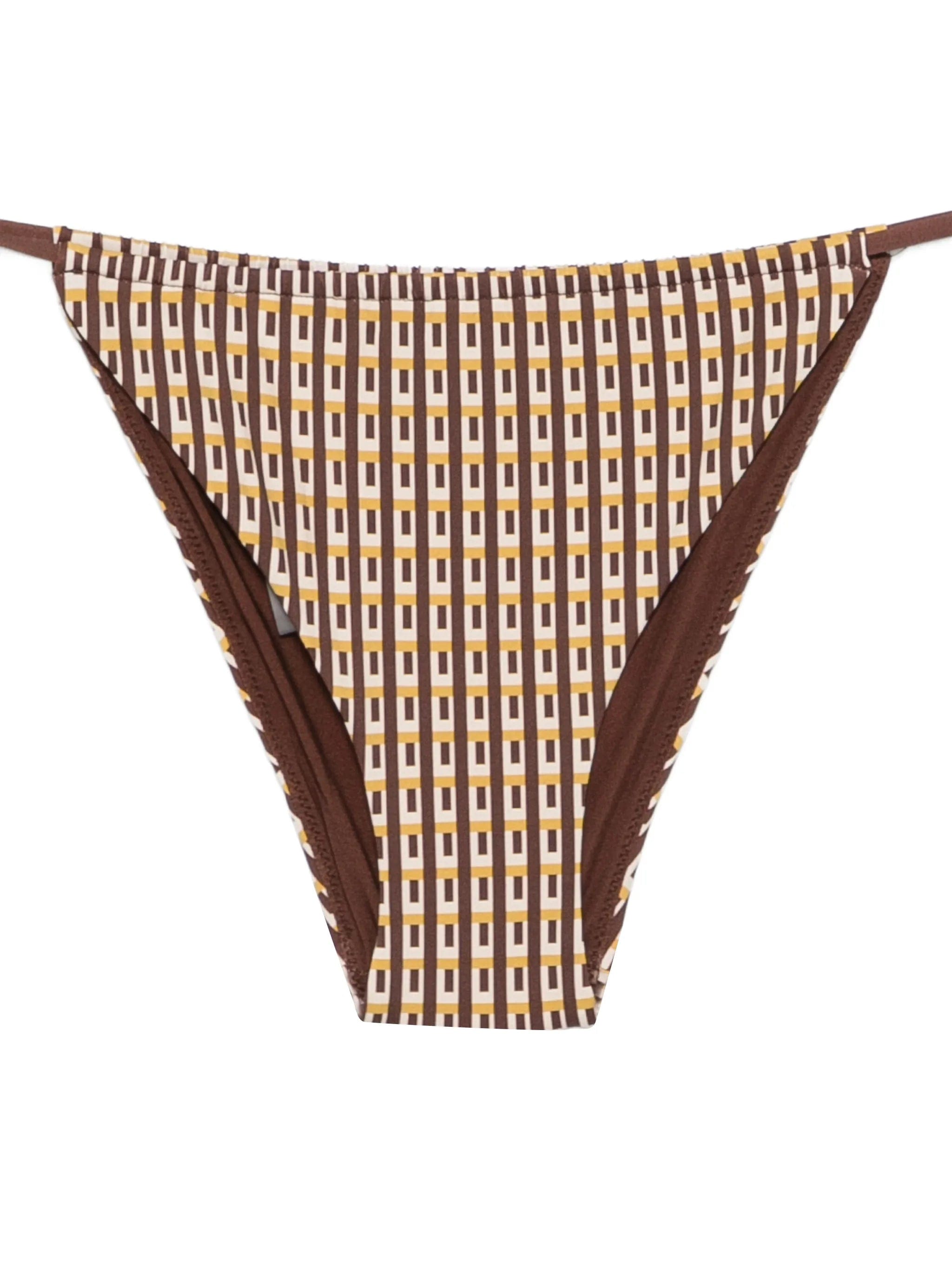 SIR. geometric - print bikini bottoms