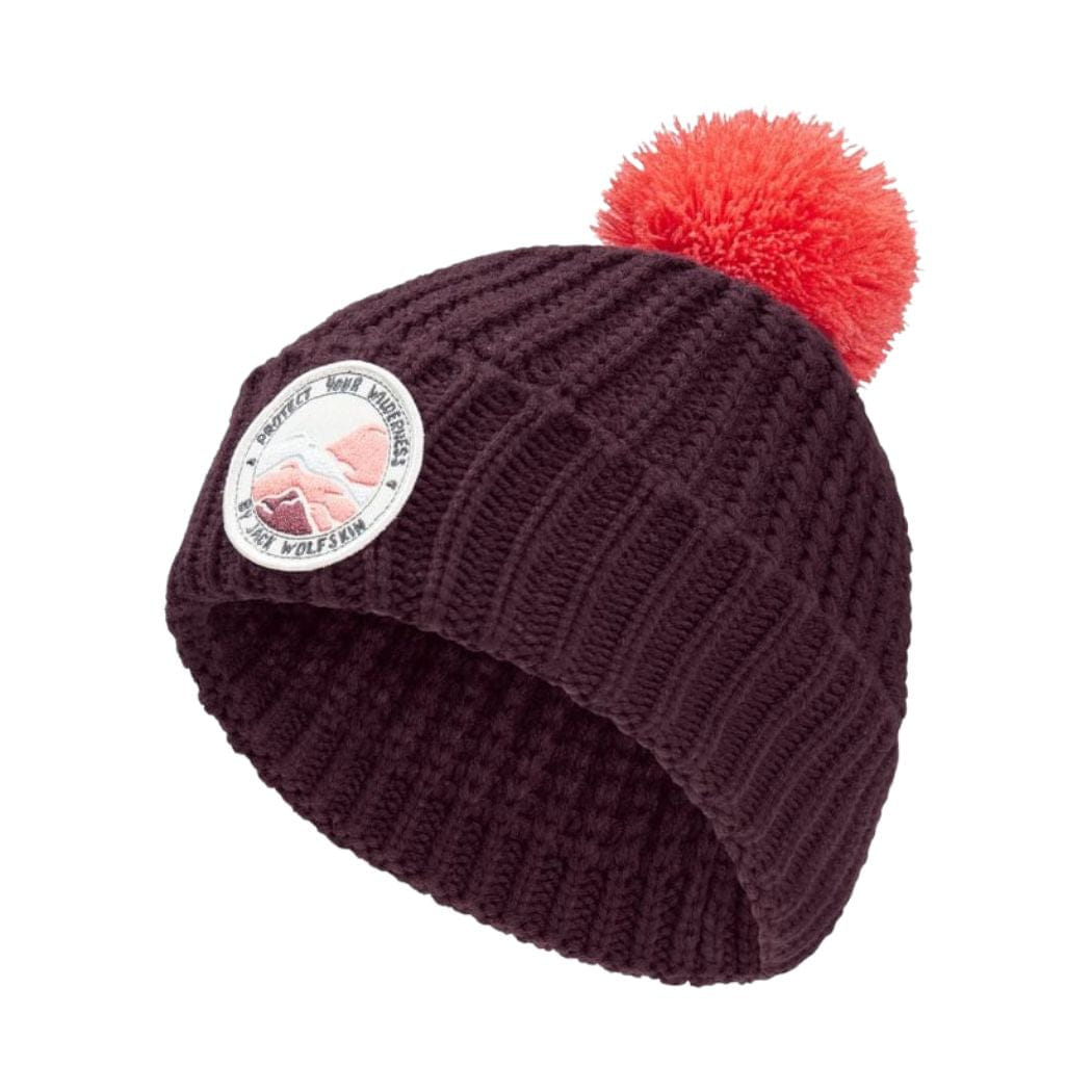 JACK Wolfskin POMPOM BADGE BEANIE K