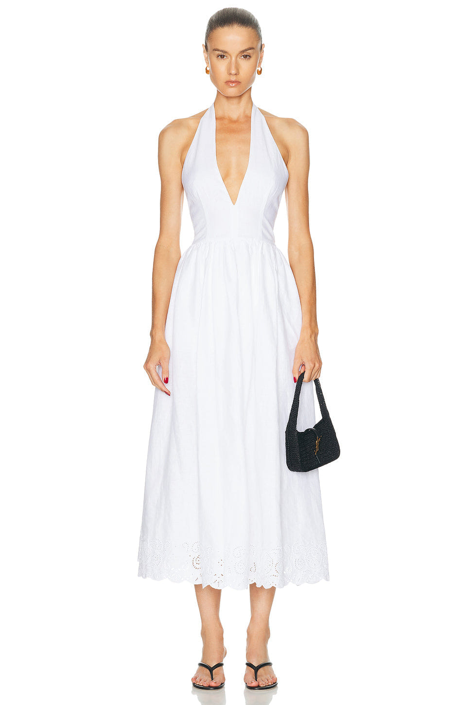 Staud Grazia Linen Dress