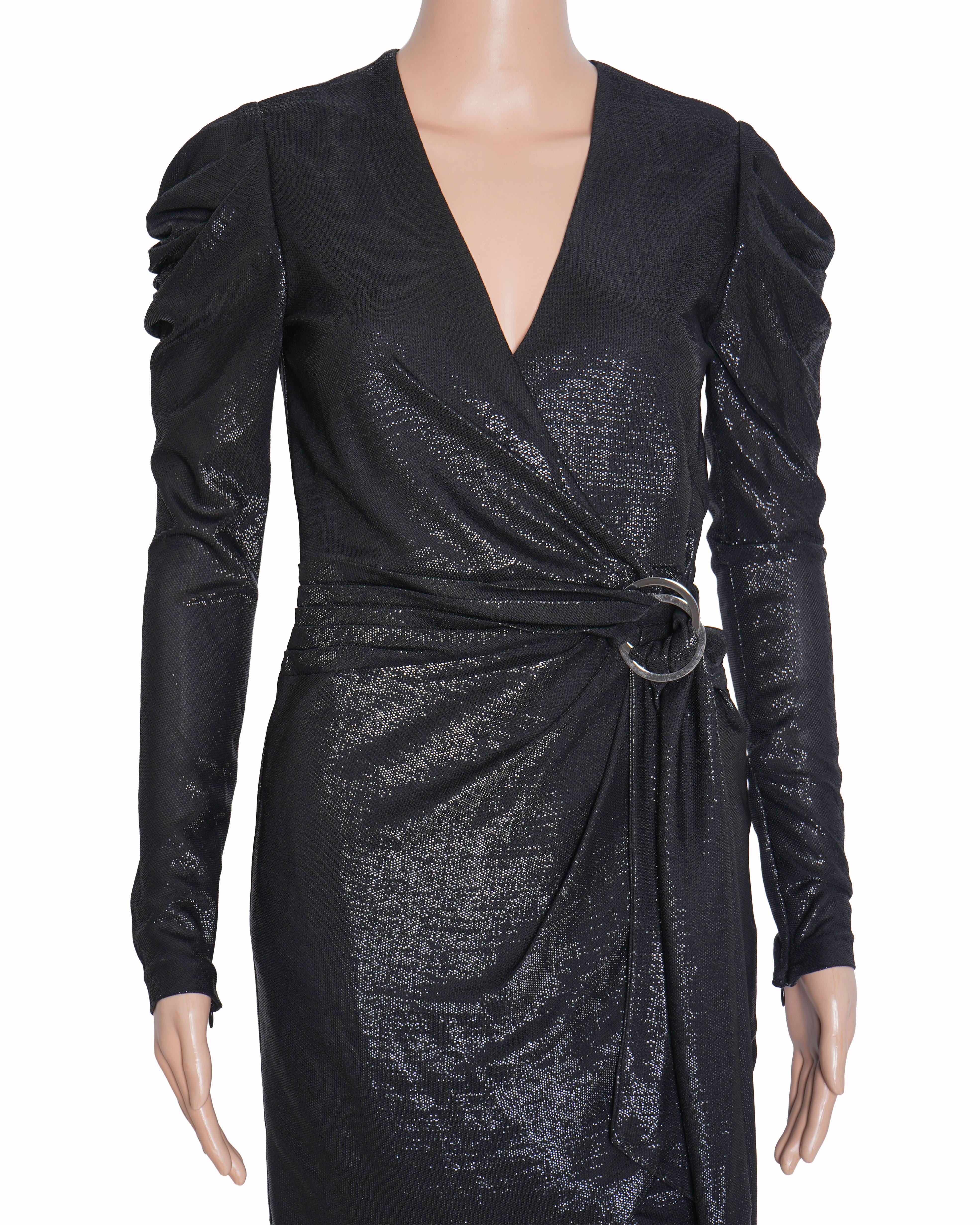 Simkhai Jonathan simkhai black shimmer mini dress