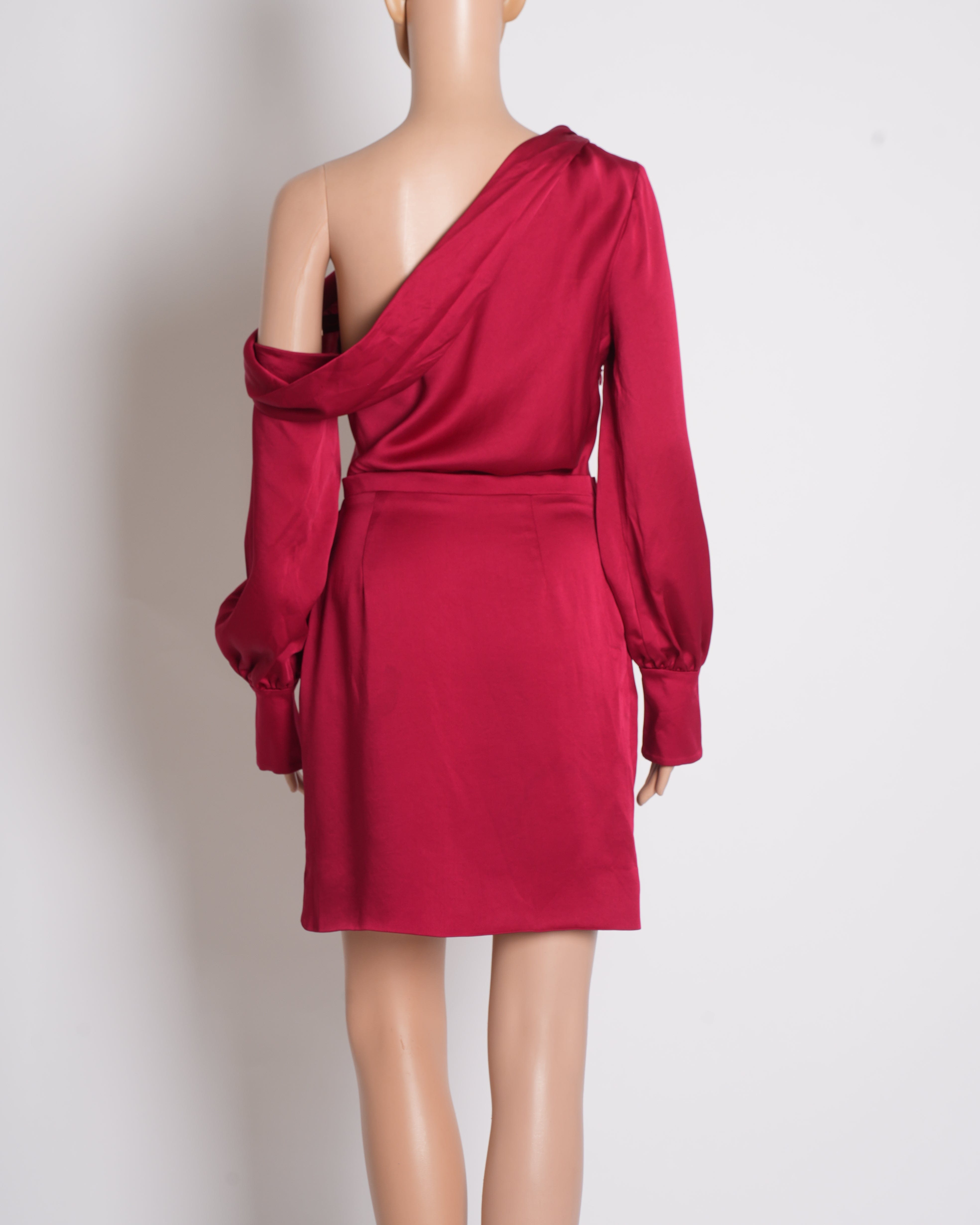 Simkhai Cameron Dress in Cherry