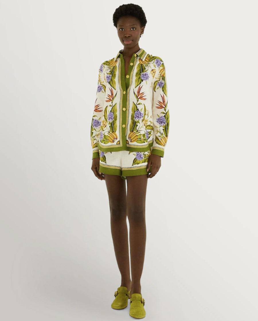 Farm Rio Nature Sand Shirt and Pants Set