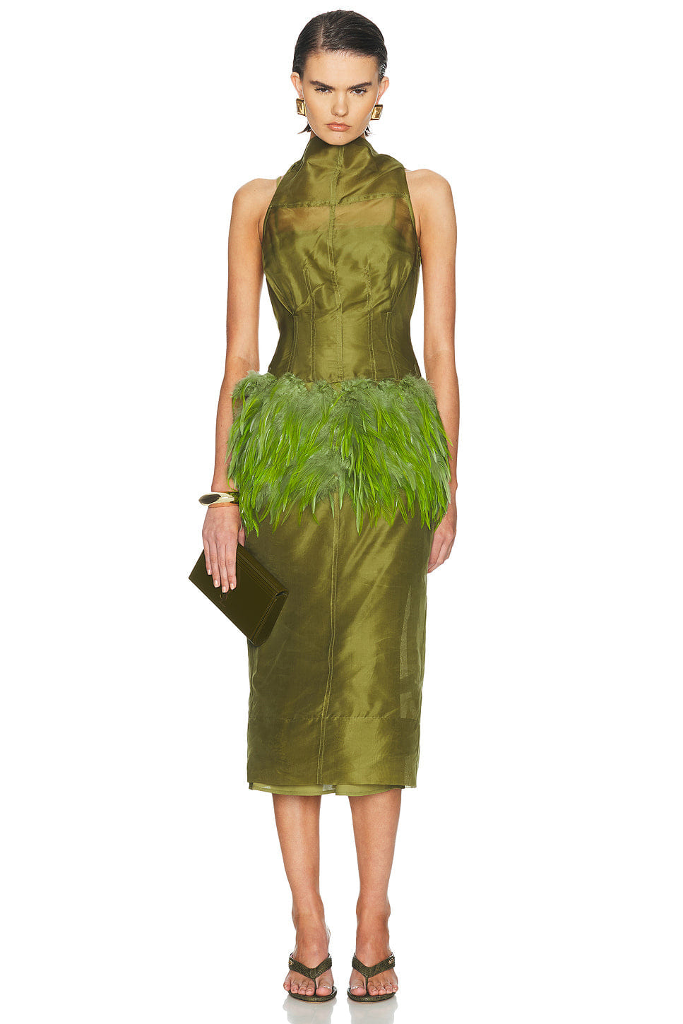Staud Bisou Silk Dress