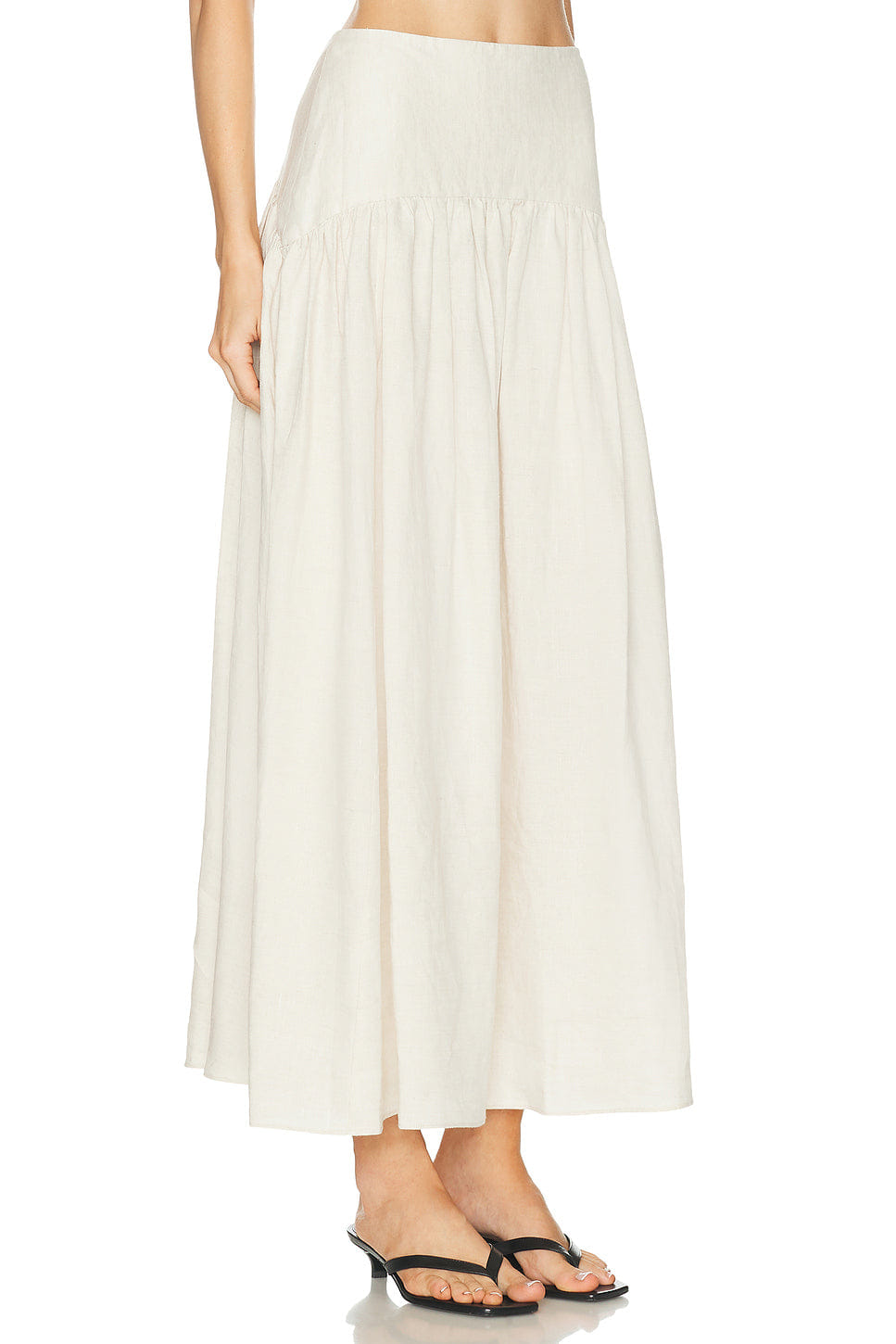 Staud Procida Linen Skirt