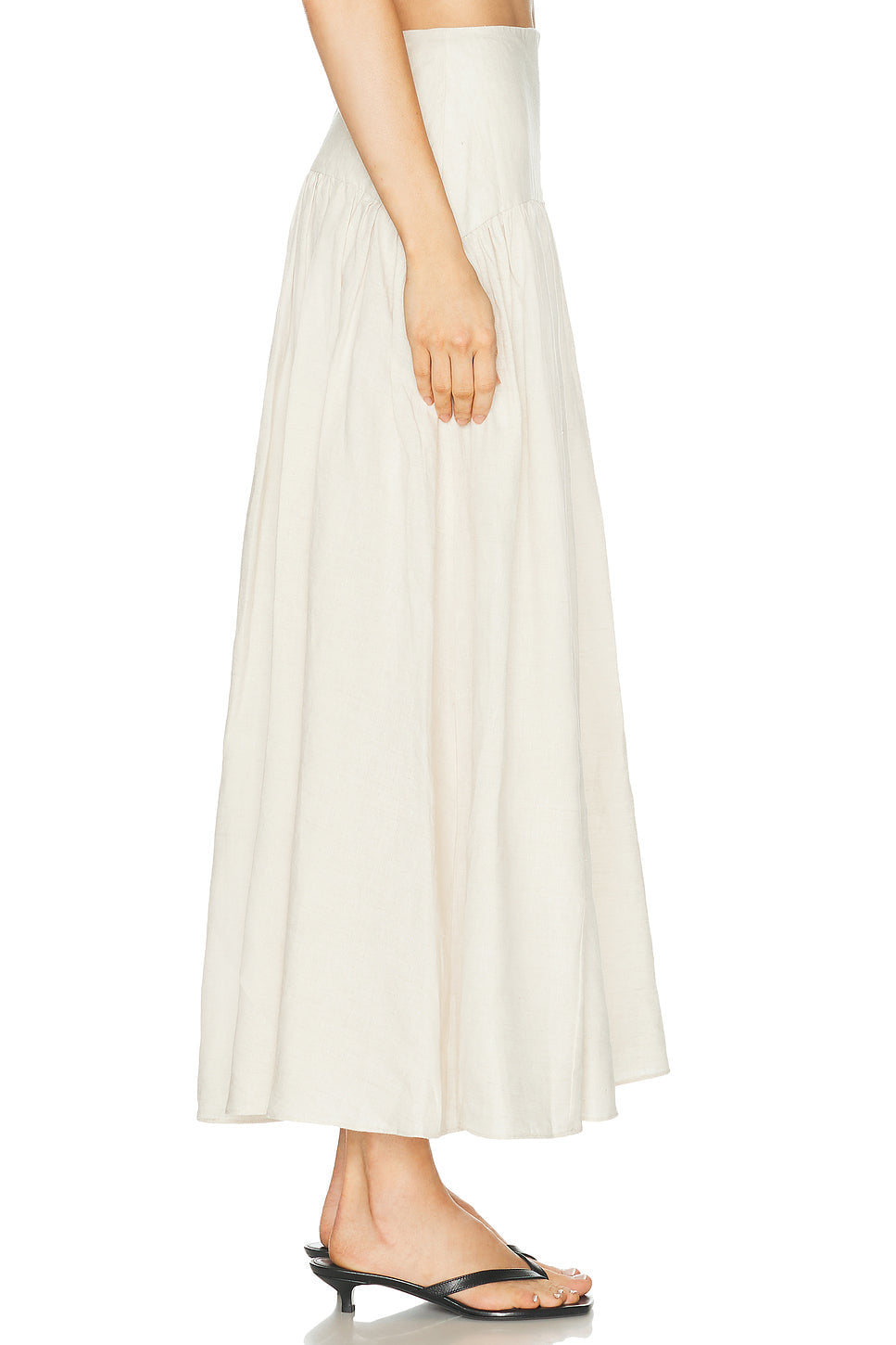 Staud Procida Linen Skirt