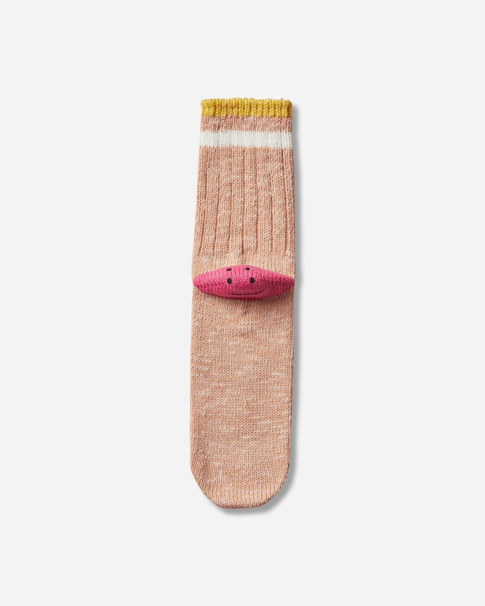 Kapital 60 Yarns Ivy Rainbowy Happy Heel - Hold Socks Orange / Pink